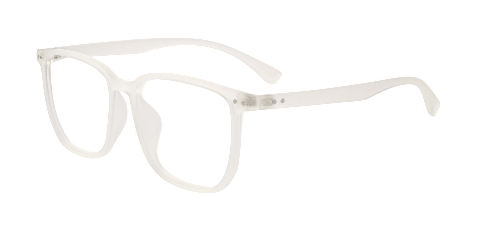 Sassafras Geometric Prescription Glasses - Matte Clear