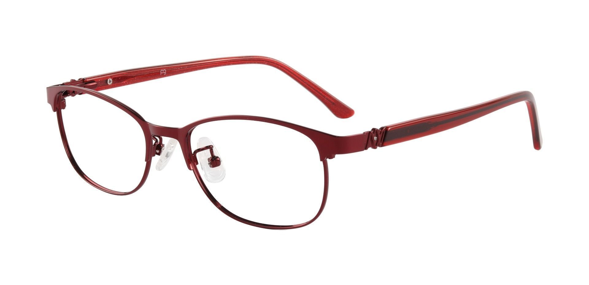 Luisa Oval Prescription Glasses - Red