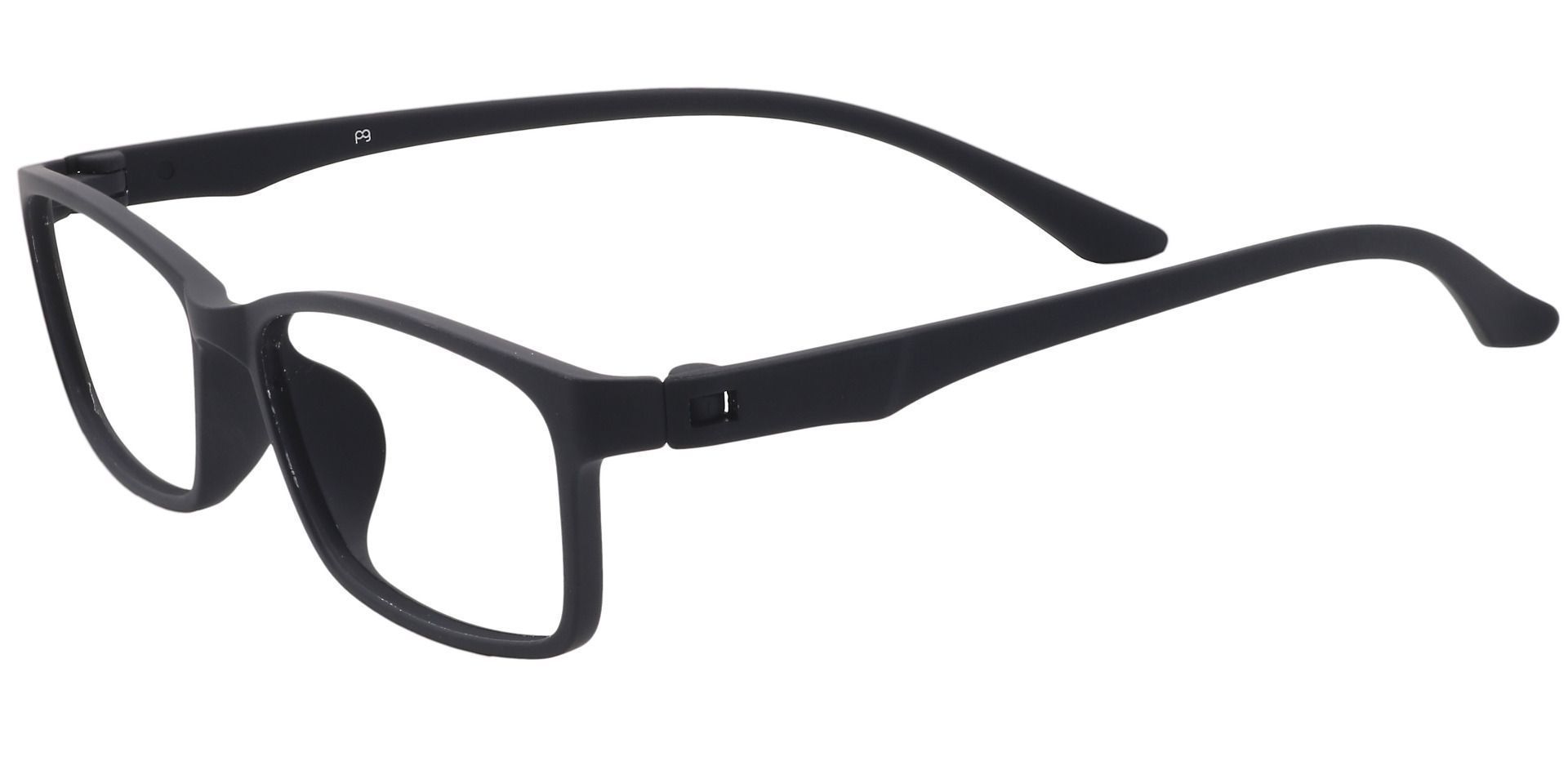 Wichita Rectangle Lined Bifocal Glasses -  Matte Black   