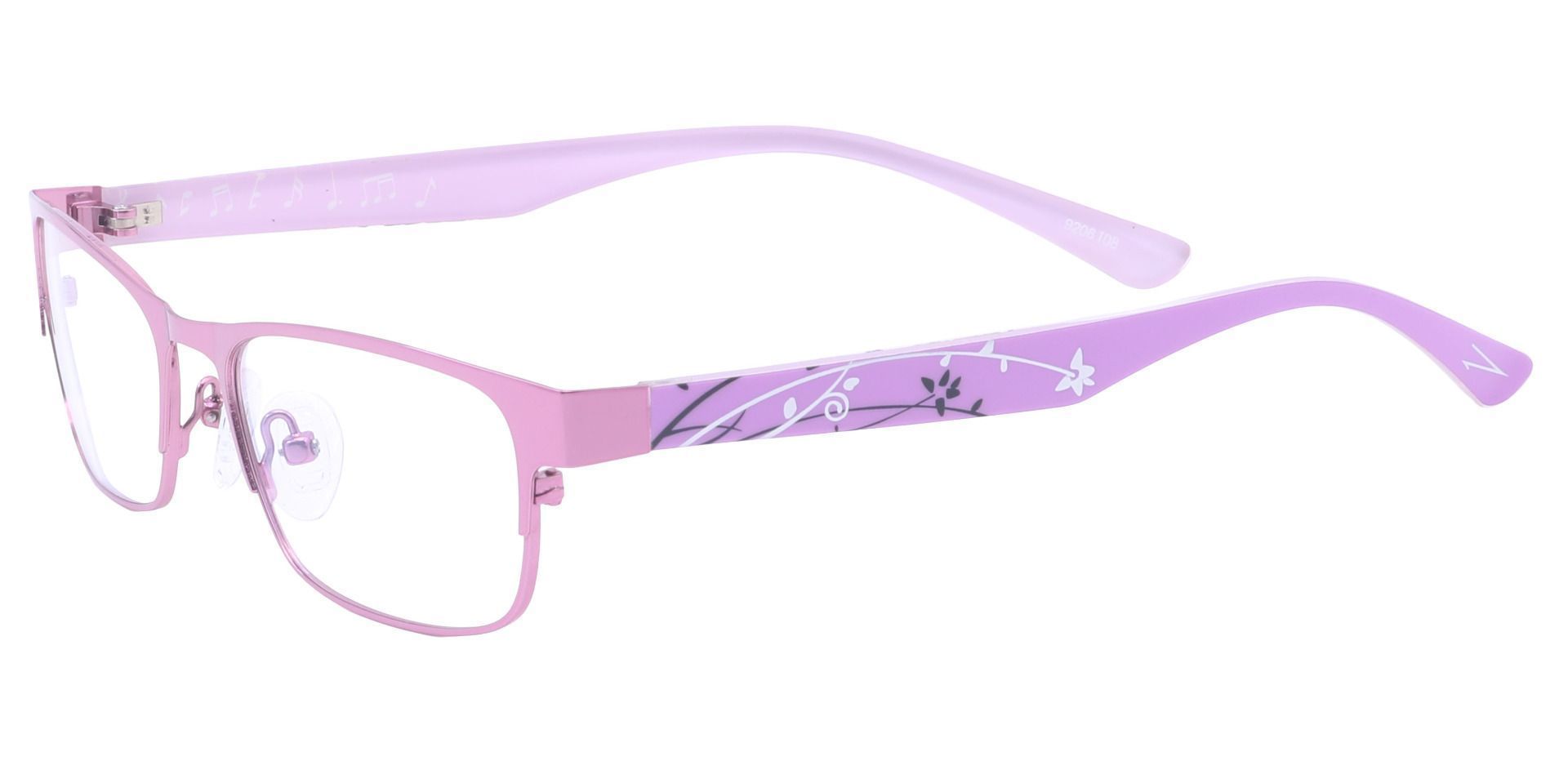Maya Rectangle Eyeglasses Frame - Pink