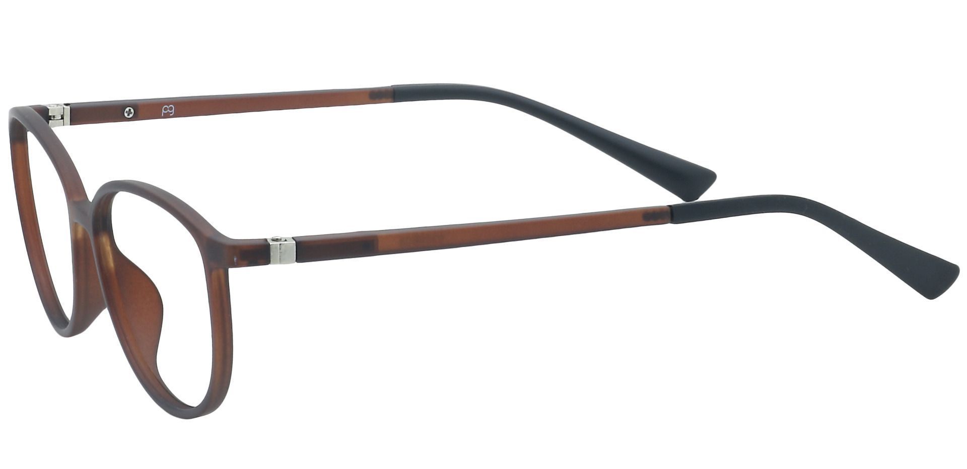 Melbourne Oval Lined Bifocal Glasses - Brown
