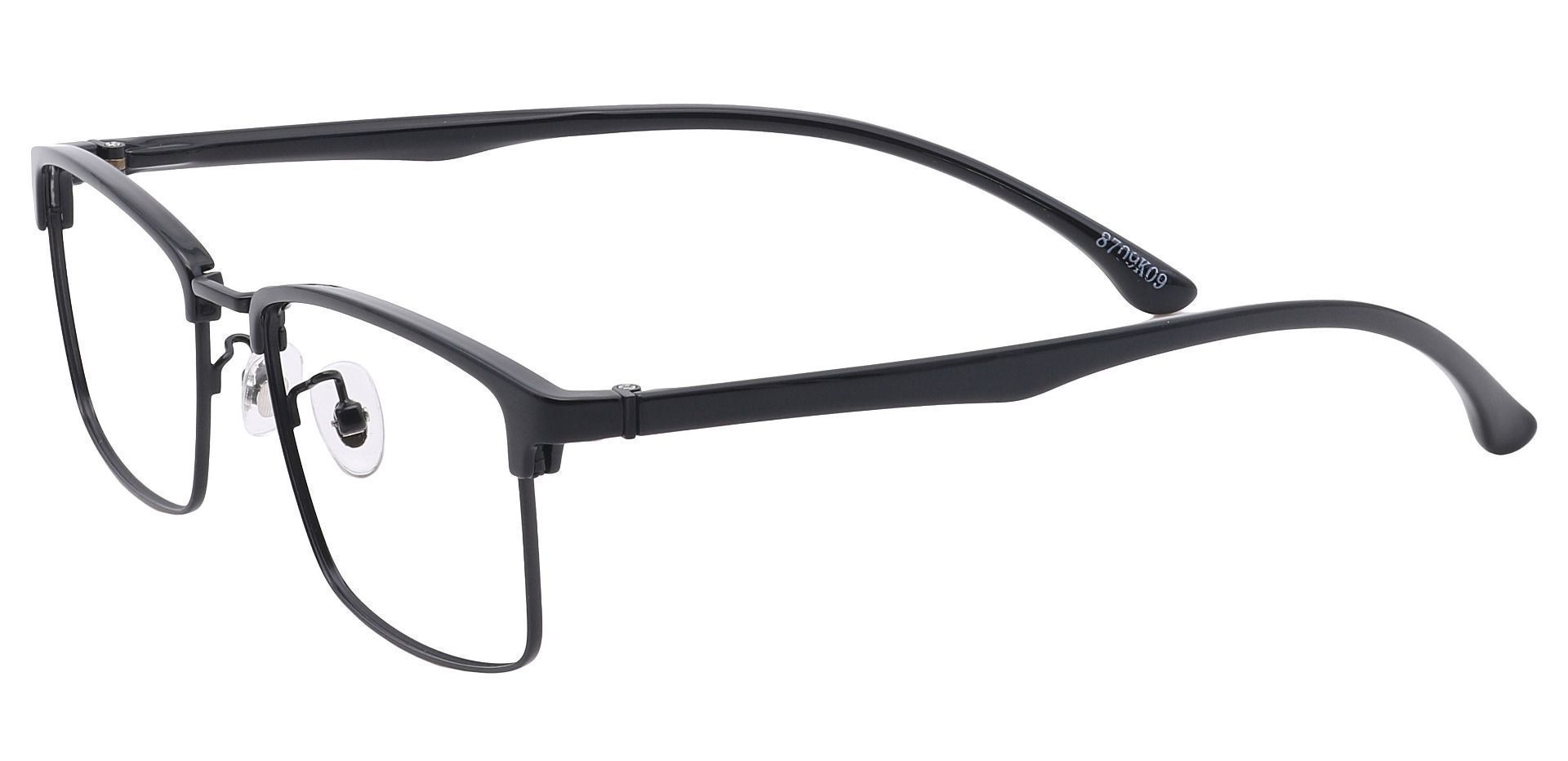 Young Browline Eyeglasses Frame - Black