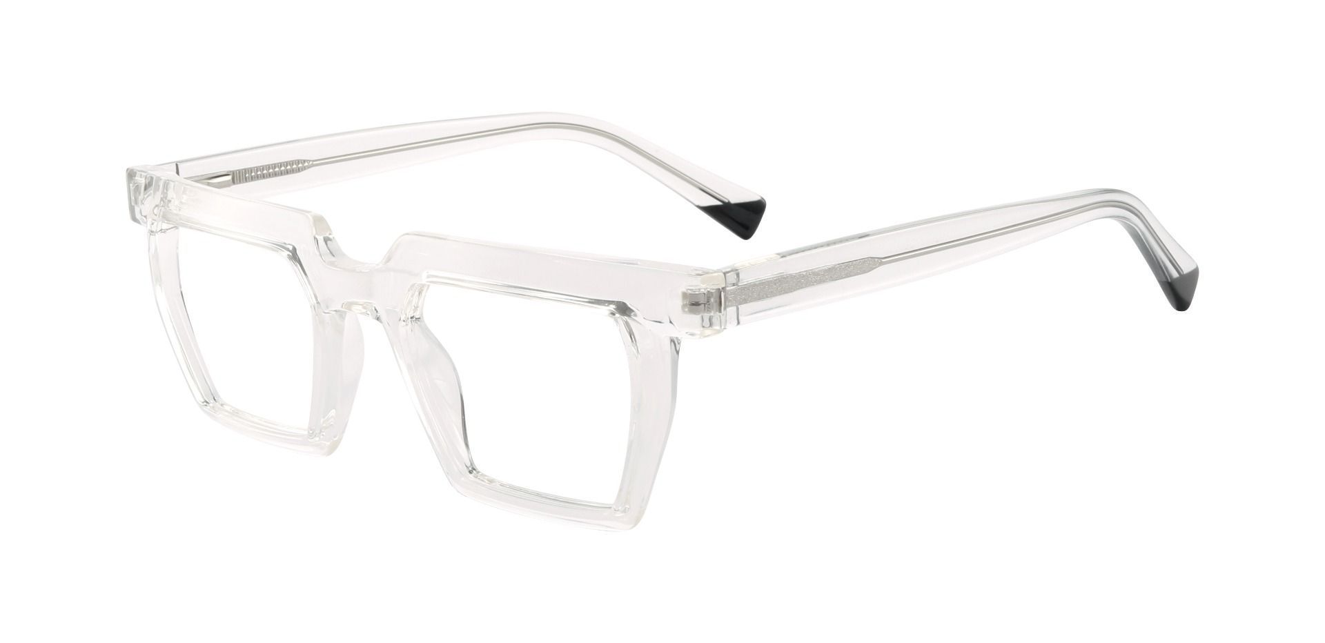 Yassine Geometric Prescription Glasses - Clear
