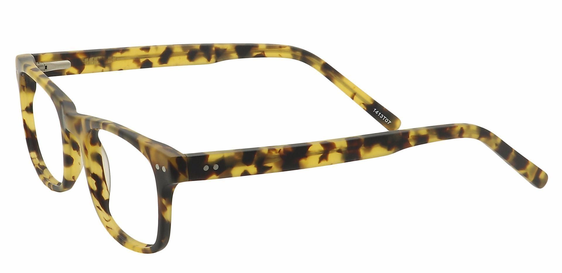 Lop Rectangle Non-Rx Glasses - Tortoise