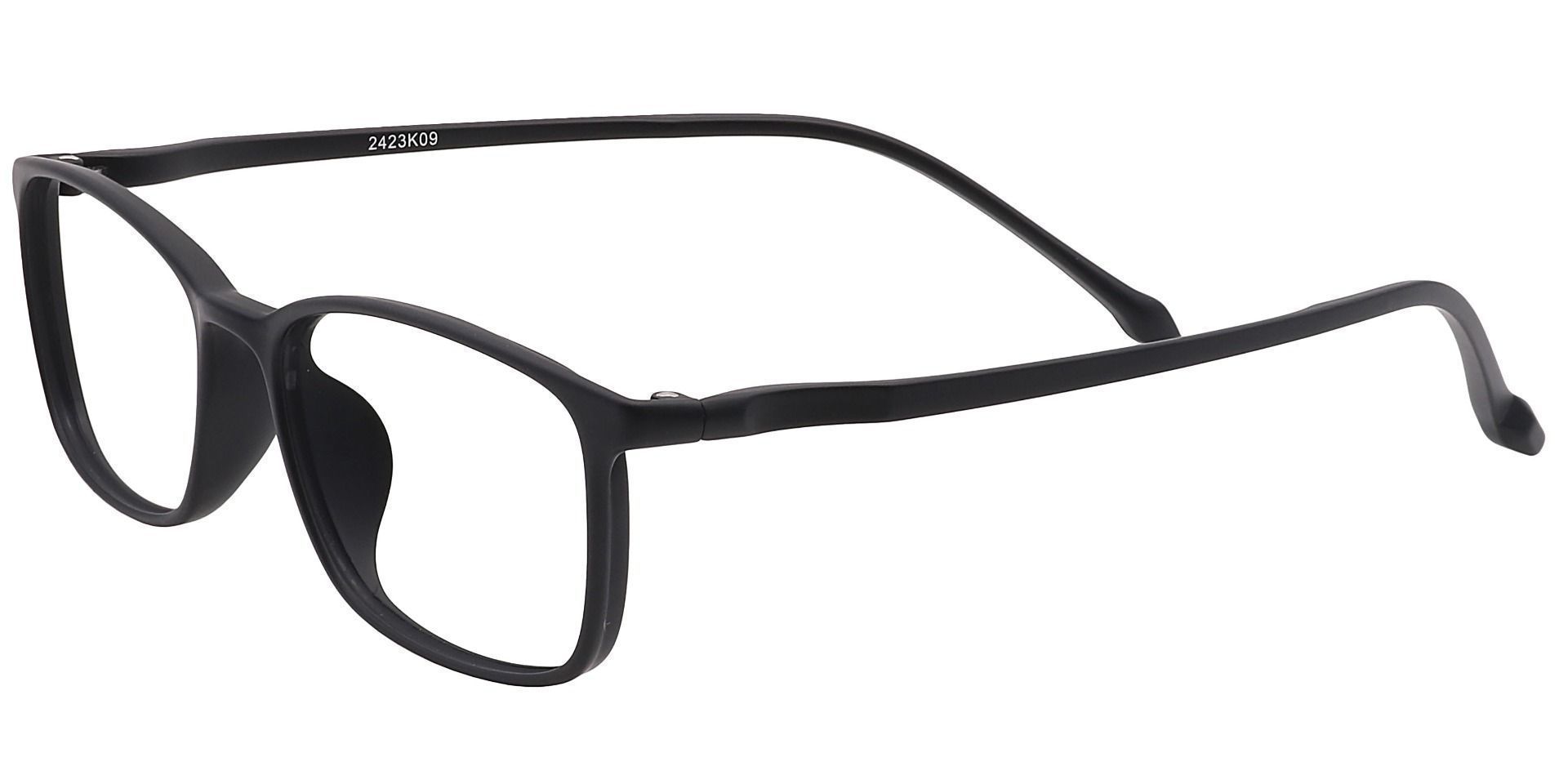 Baldwin Rectangle Eyeglasses Frame - Black