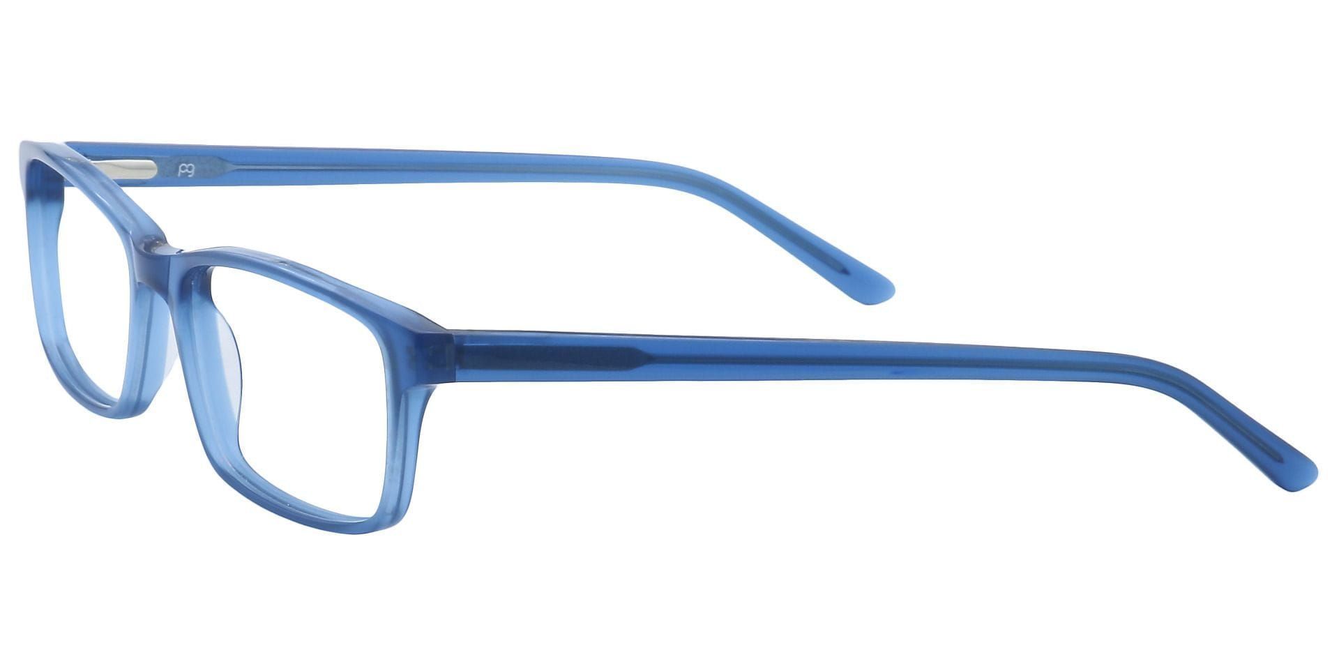 Suave Rectangle Progressive Glasses - Blue
