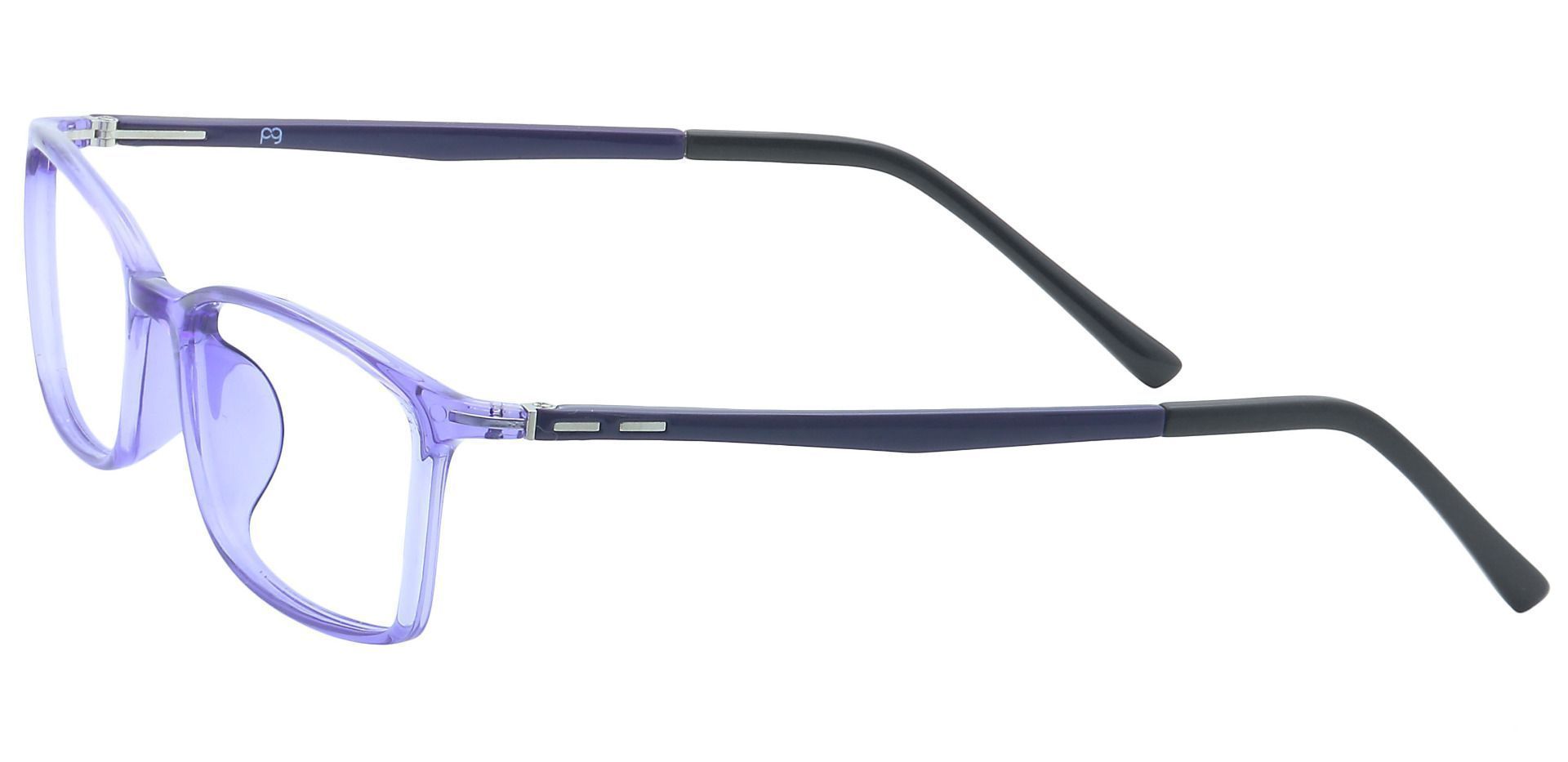 Kai Rectangle Eyeglasses Frame - Purple
