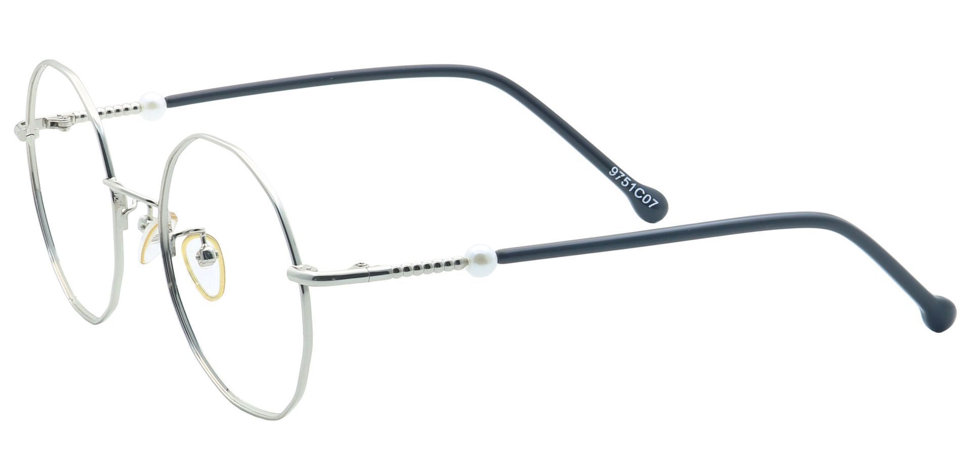 Stella Round Progressive Glasses - Clear