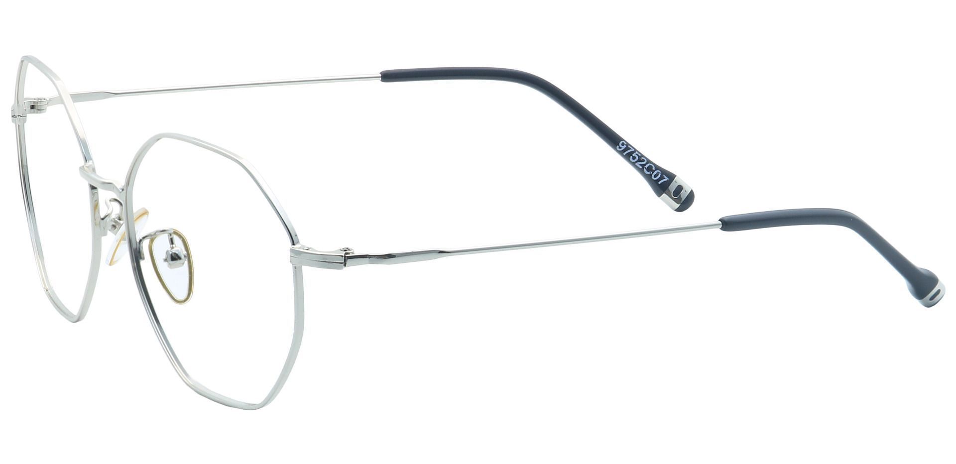 Met Round Lined Bifocal Glasses - Clear