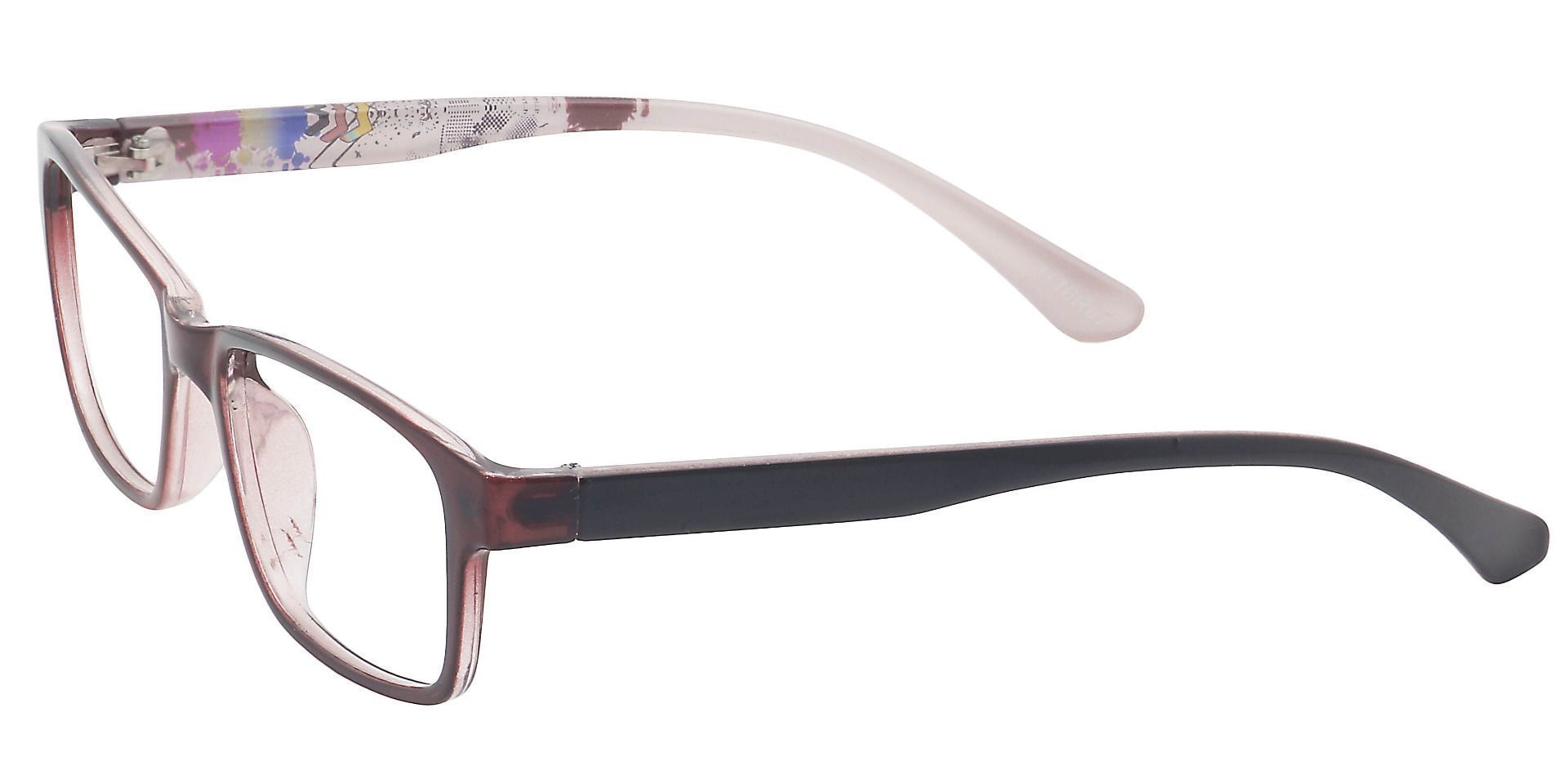 Patrice Rectangle Lined Bifocal Glasses - Red