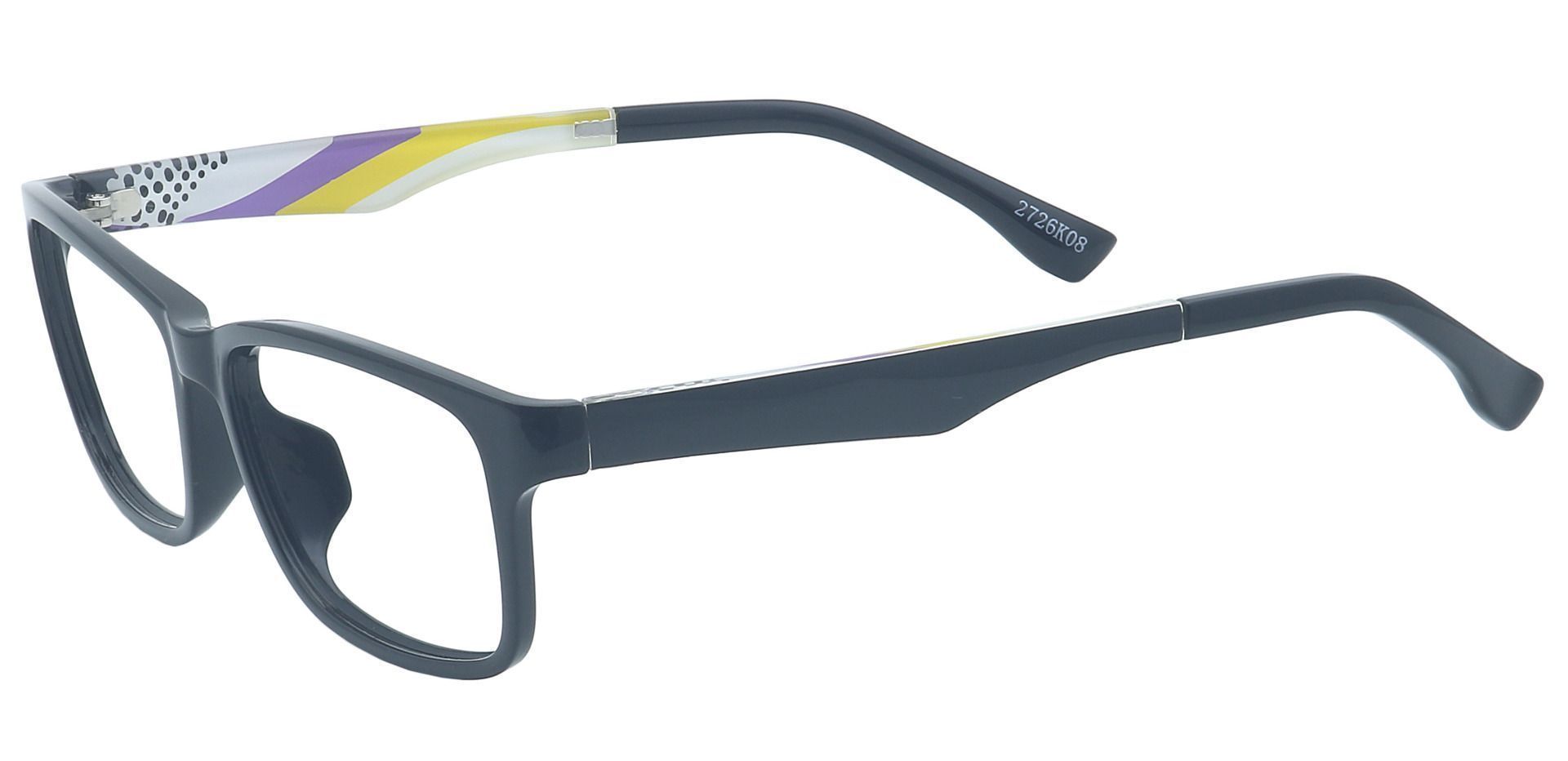 Sol Rectangle Non-Rx Glasses - Black
