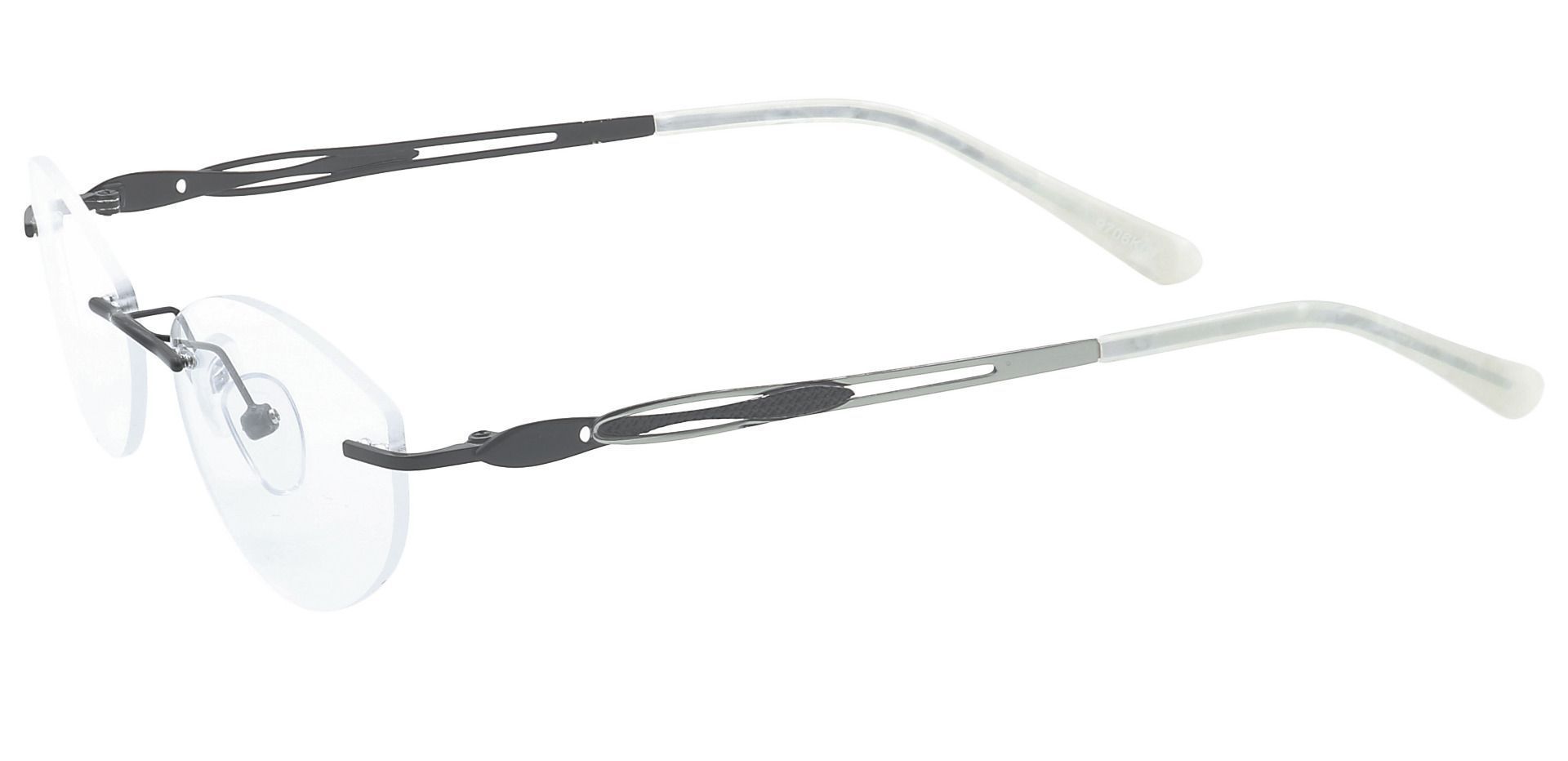 Fairy Rimless Lined Bifocal Glasses - Black