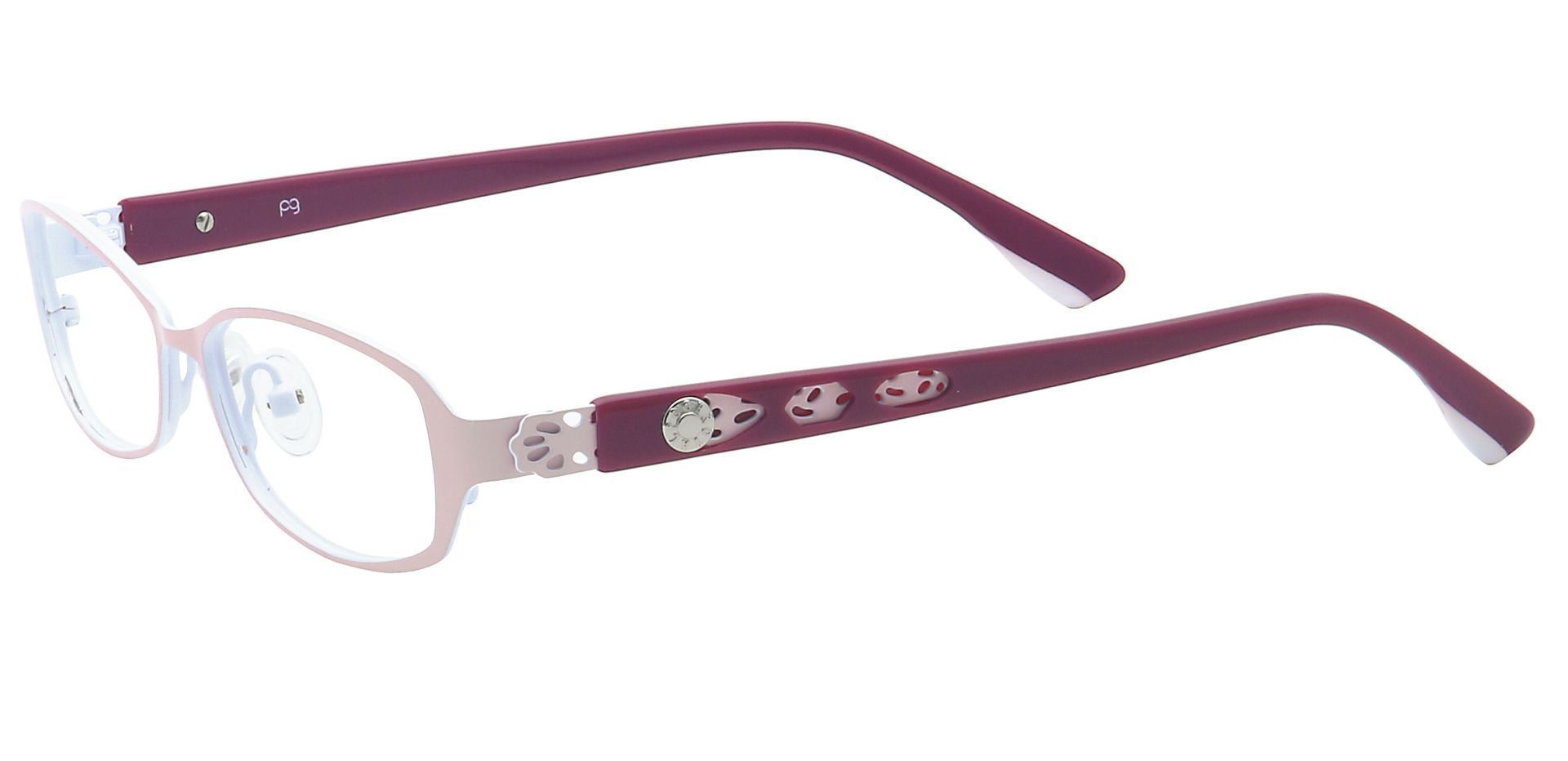 Tanya Oval Single Vision Glasses - Pink