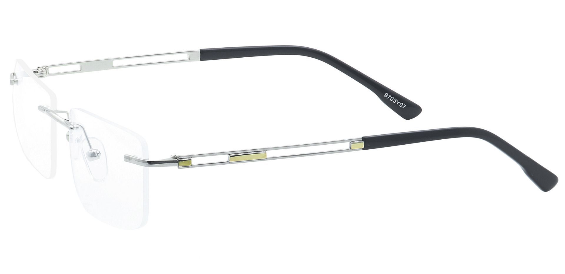 Ricky Rimless Reading Glasses - Yellow