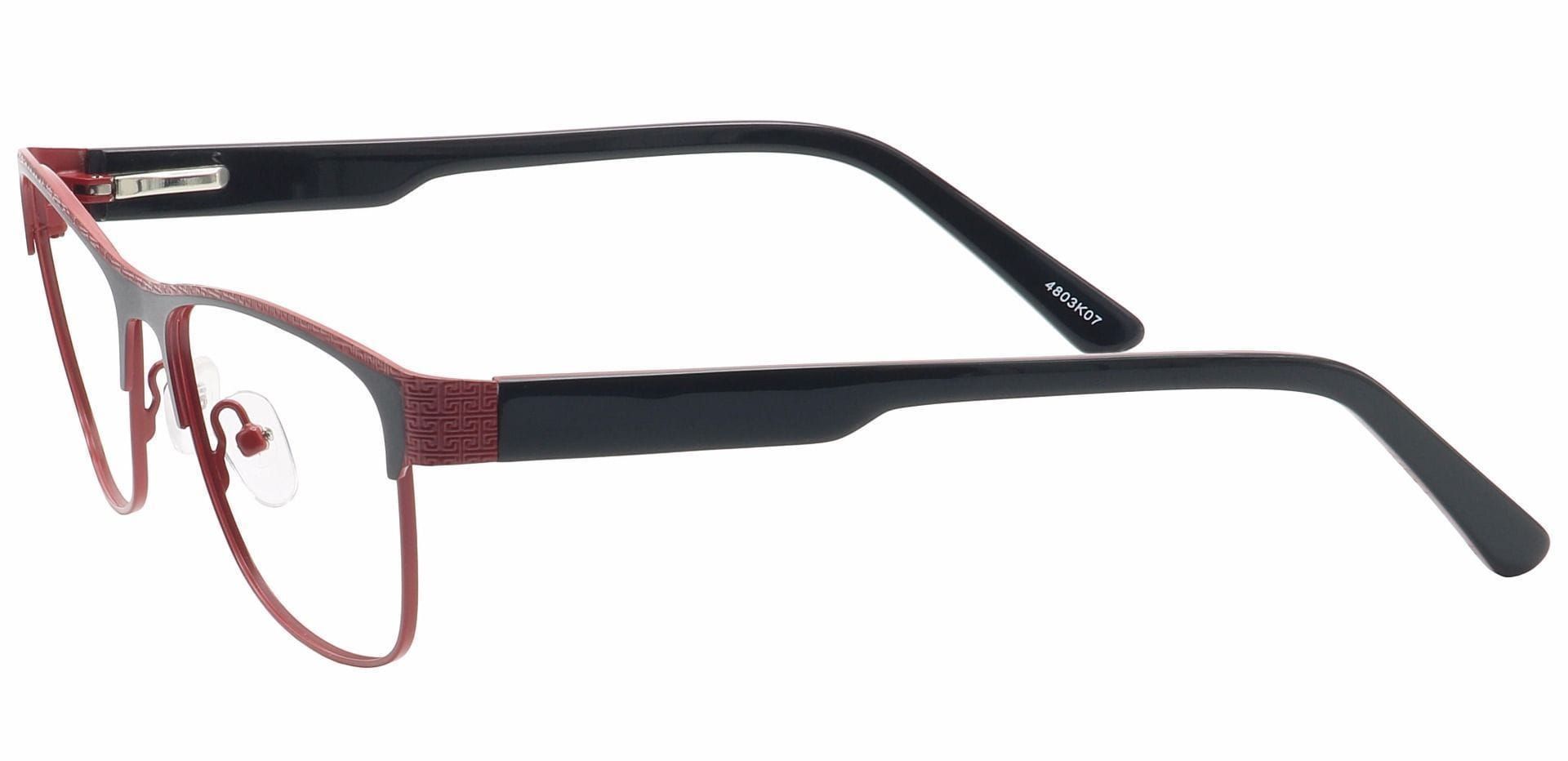 Ama Oval Reading Glasses - Red