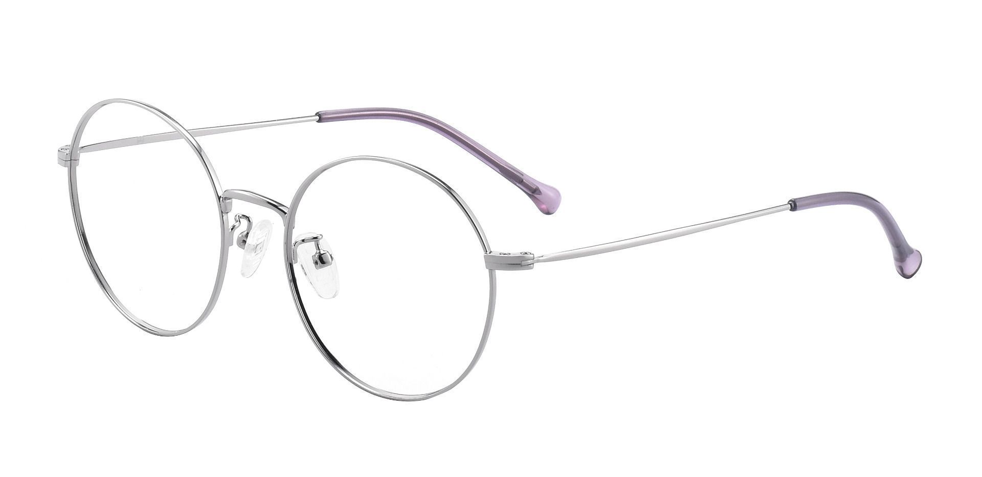Maxwell Round Lined Bifocal Glasses - White