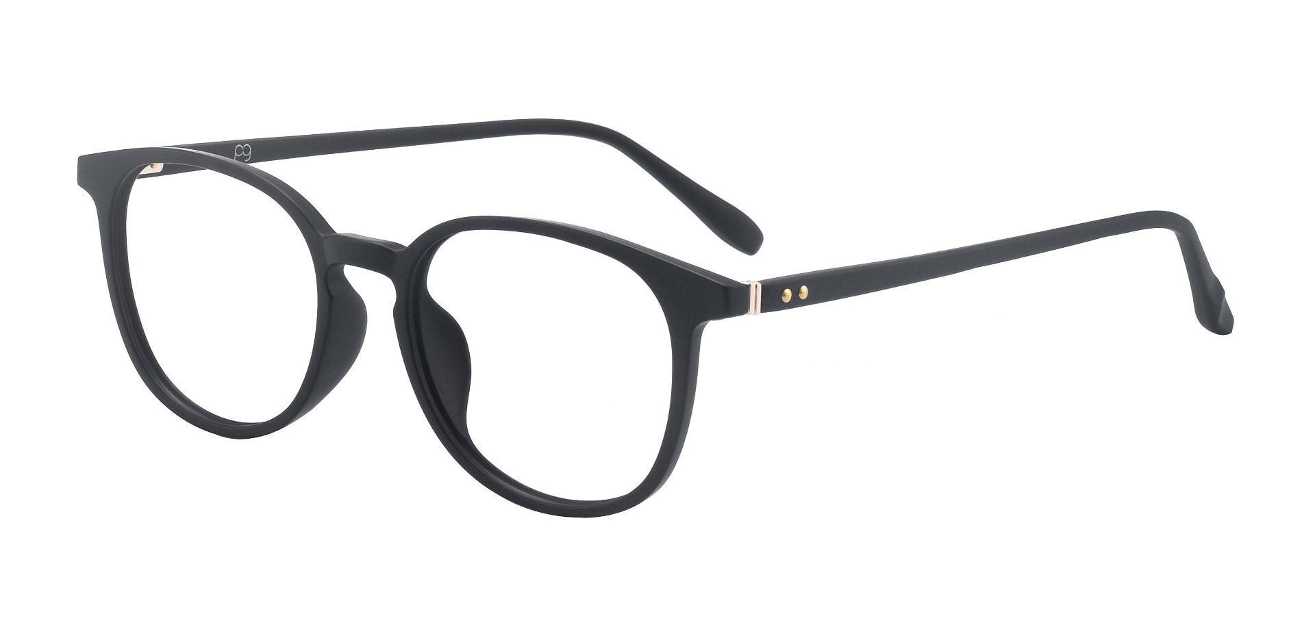 Lexington Oval Eyeglasses Frame - Black