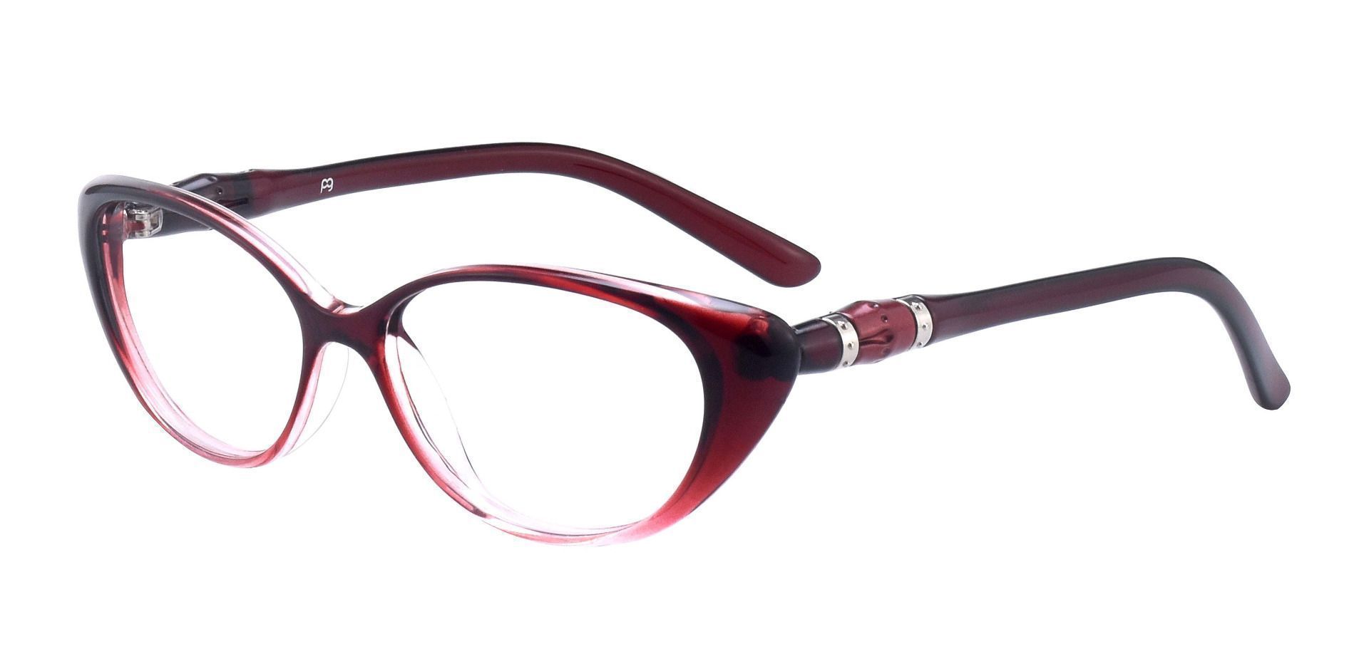 Josie Cat-Eye Prescription Glasses - Red