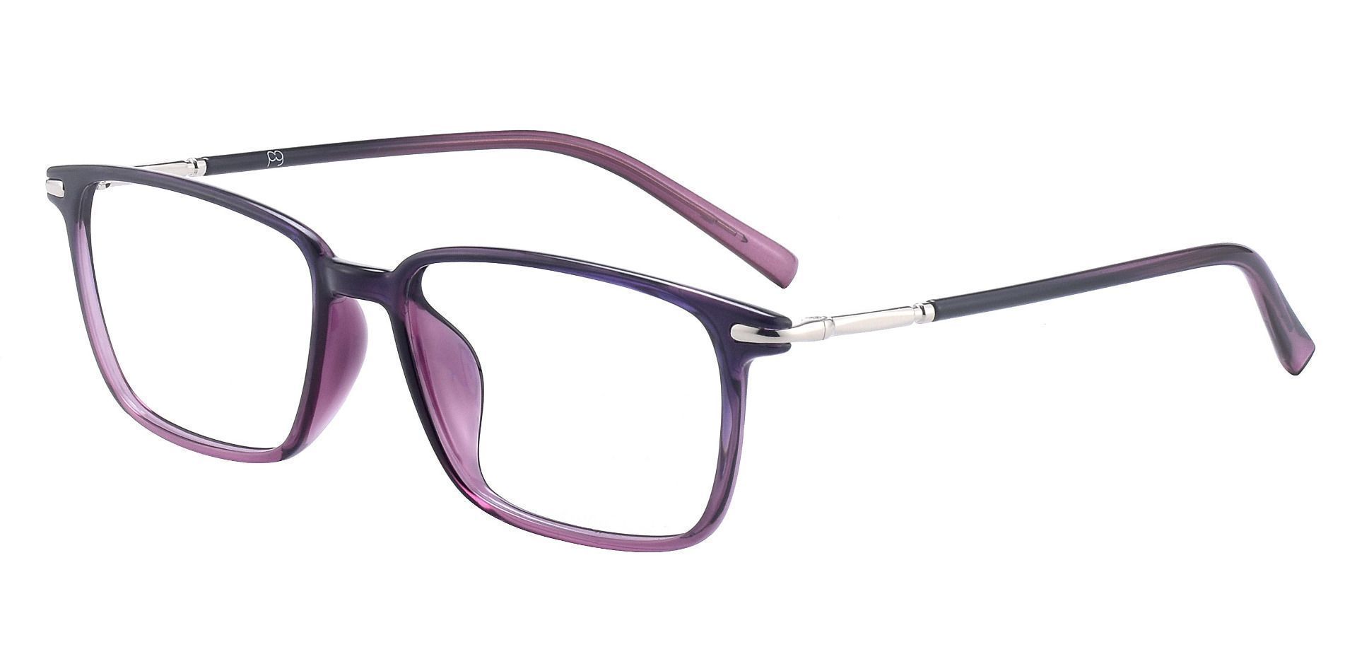 Surrey Rectangle Lined Bifocal Glasses - Purple