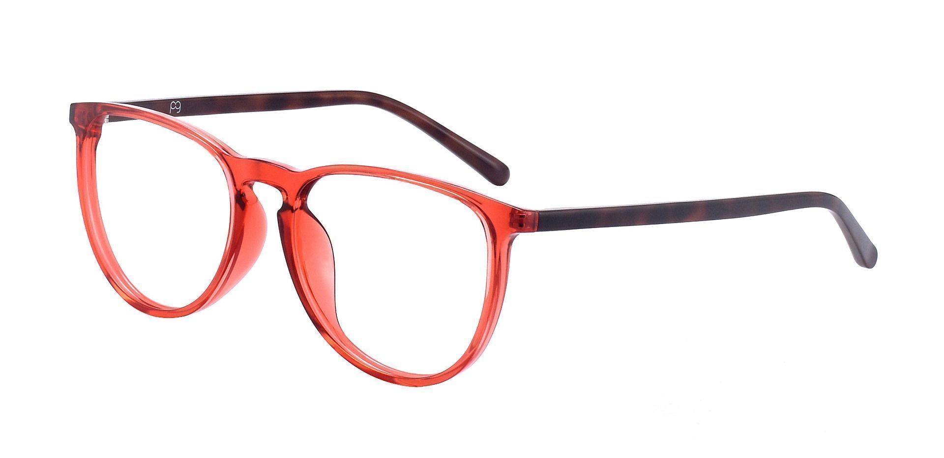 Rader Oval Prescription Glasses - Red