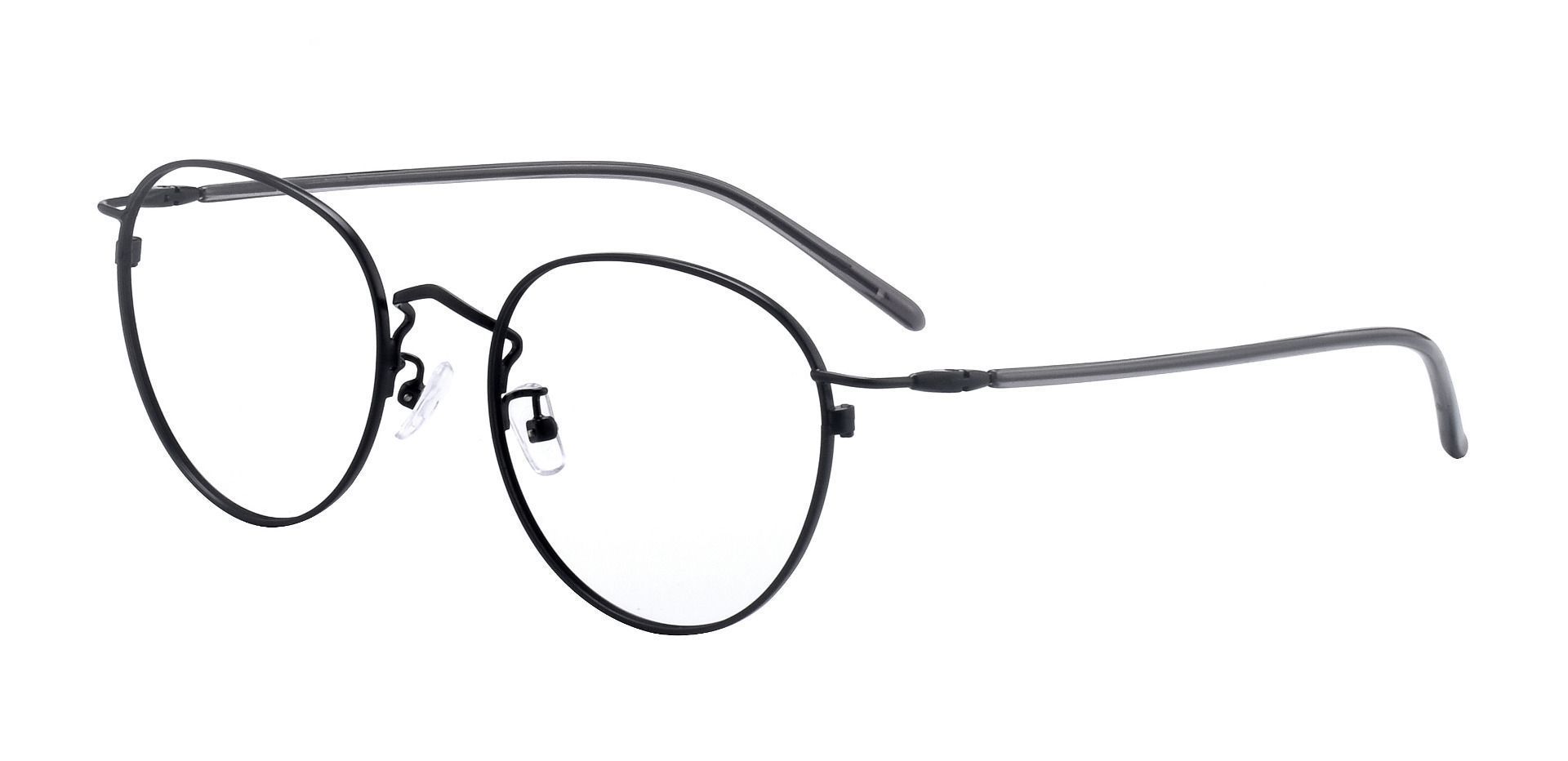 Ortiz Oval Prescription Glasses - Black | Men's Eyeglasses | Payne Glasses