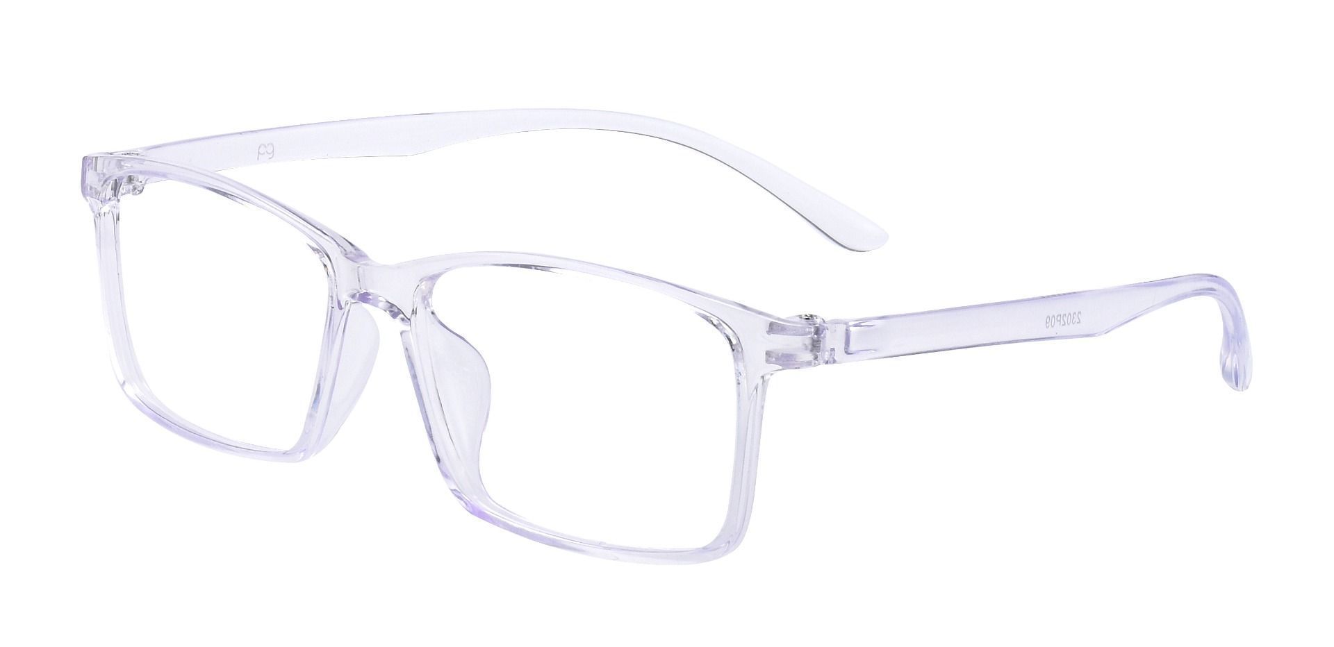Horizon Rectangle Prescription Glasses - Crystal To Purple