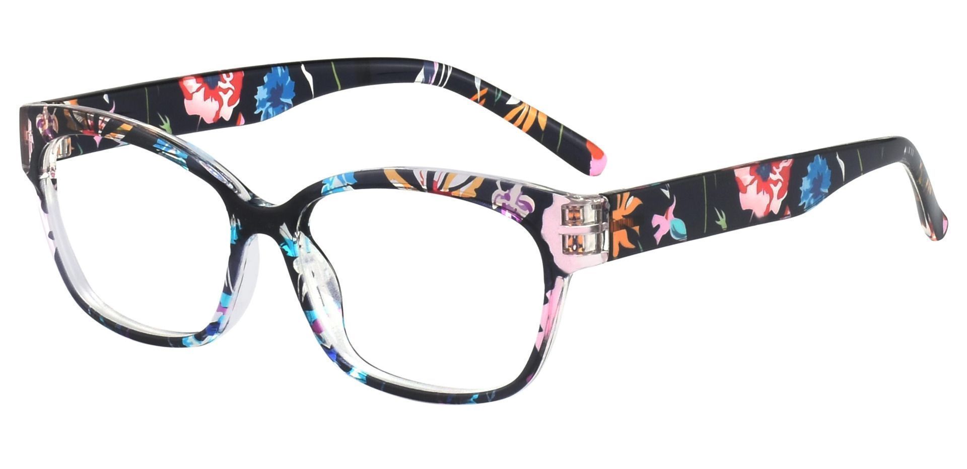 Adele Cat-Eye Prescription Glasses - Floral