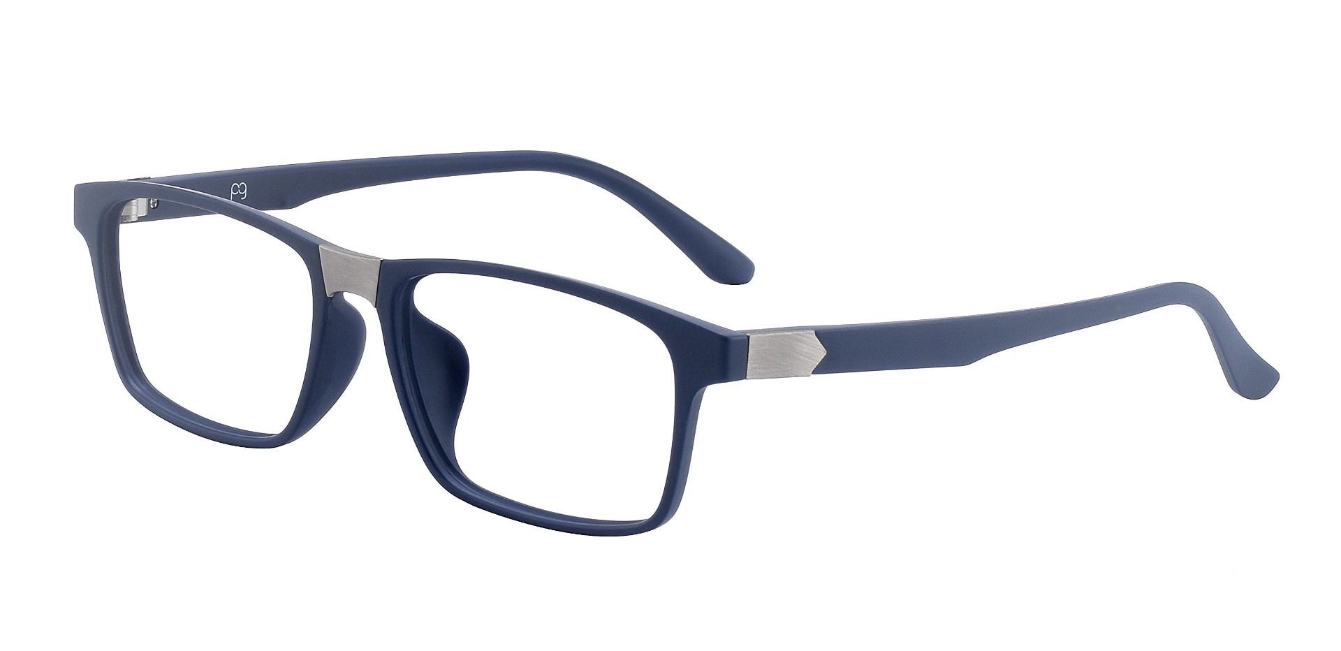 Polar Rectangle Prescription Glasses - Blue | Men's Eyeglasses | Payne ...