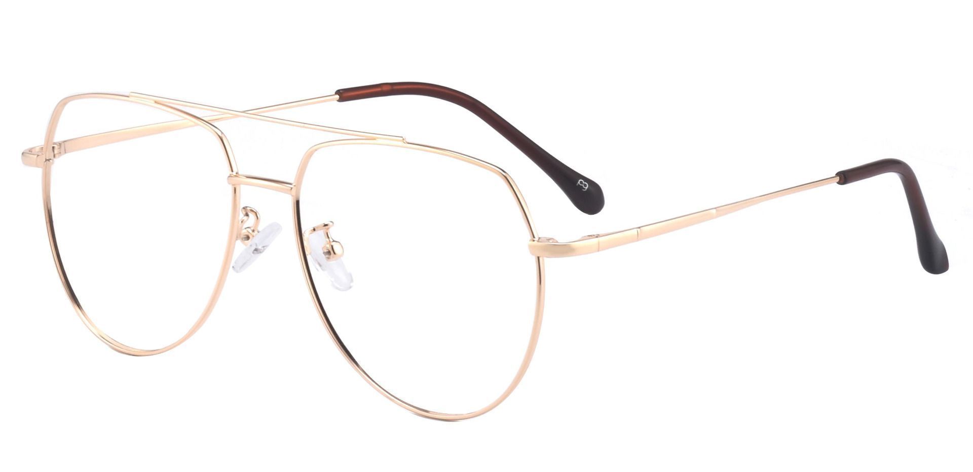 Genesis Aviator Prescription Glasses - Gold | Women's Eyeglasses ...