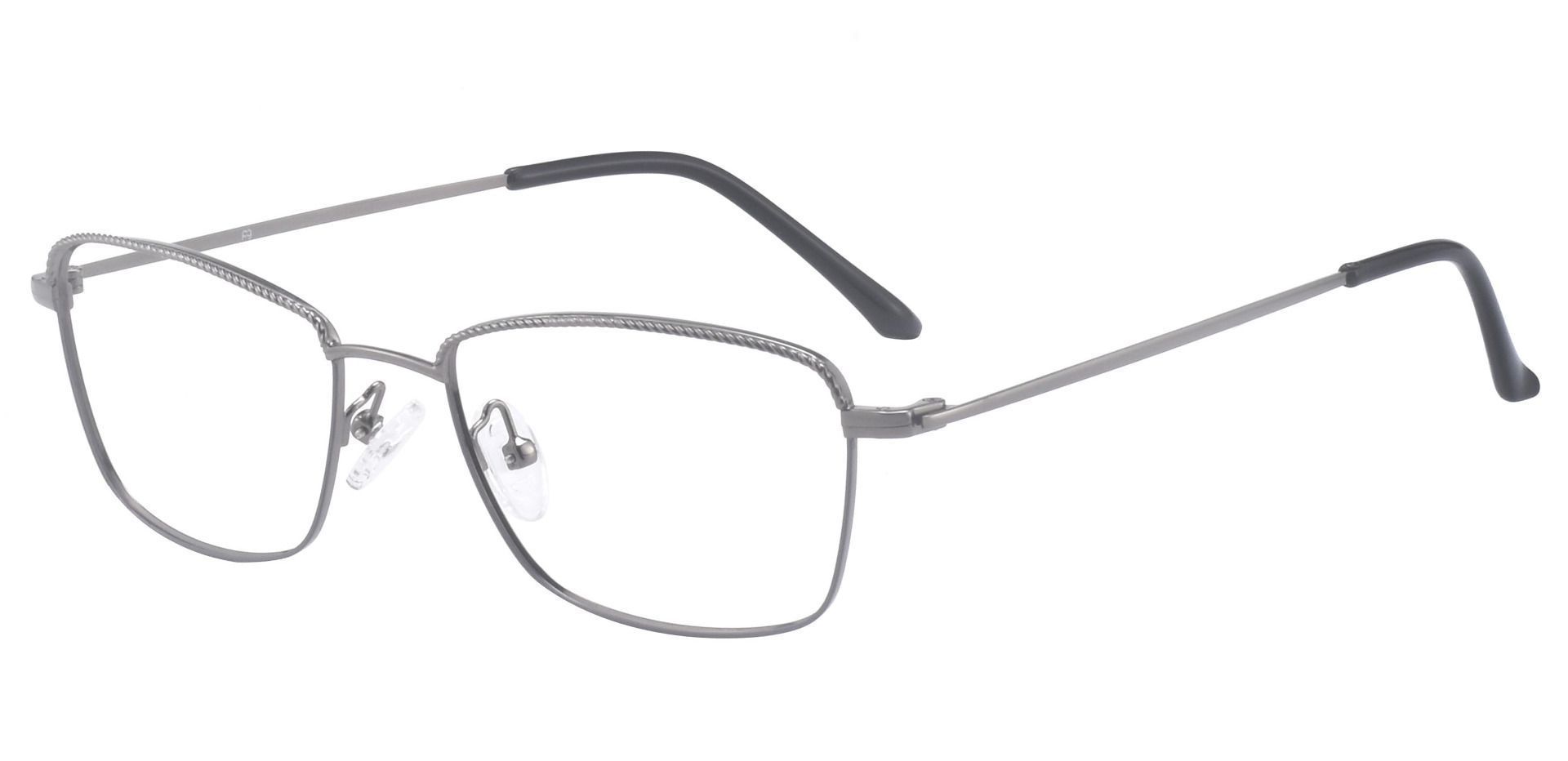 Heath Rectangle Lined Bifocal Glasses - Gray | Women's Eyeglasses ...
