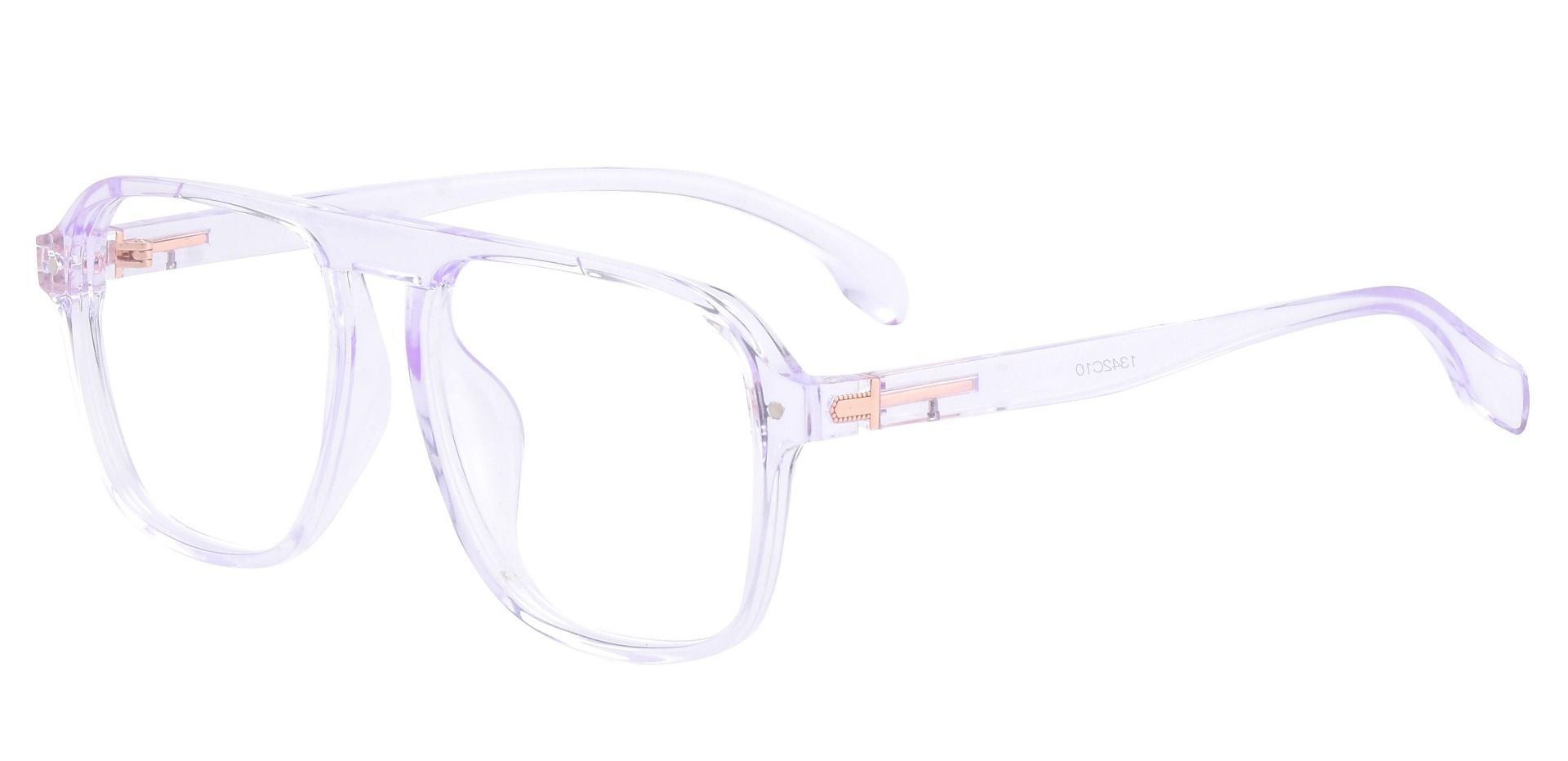 Gideon Aviator Lined Bifocal Glasses - Clear