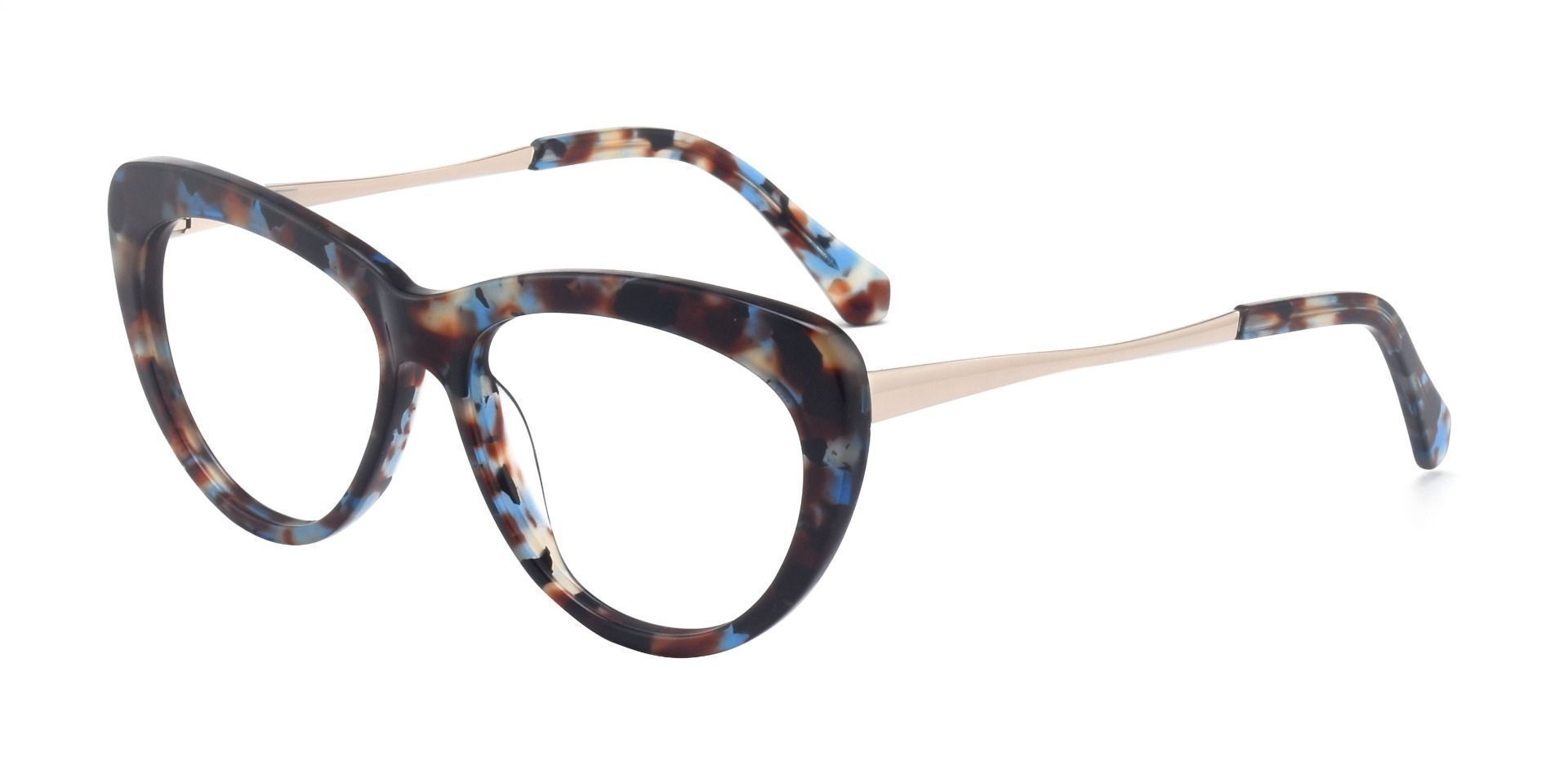 Monica Cat Eye Prescription Glasses - Floral