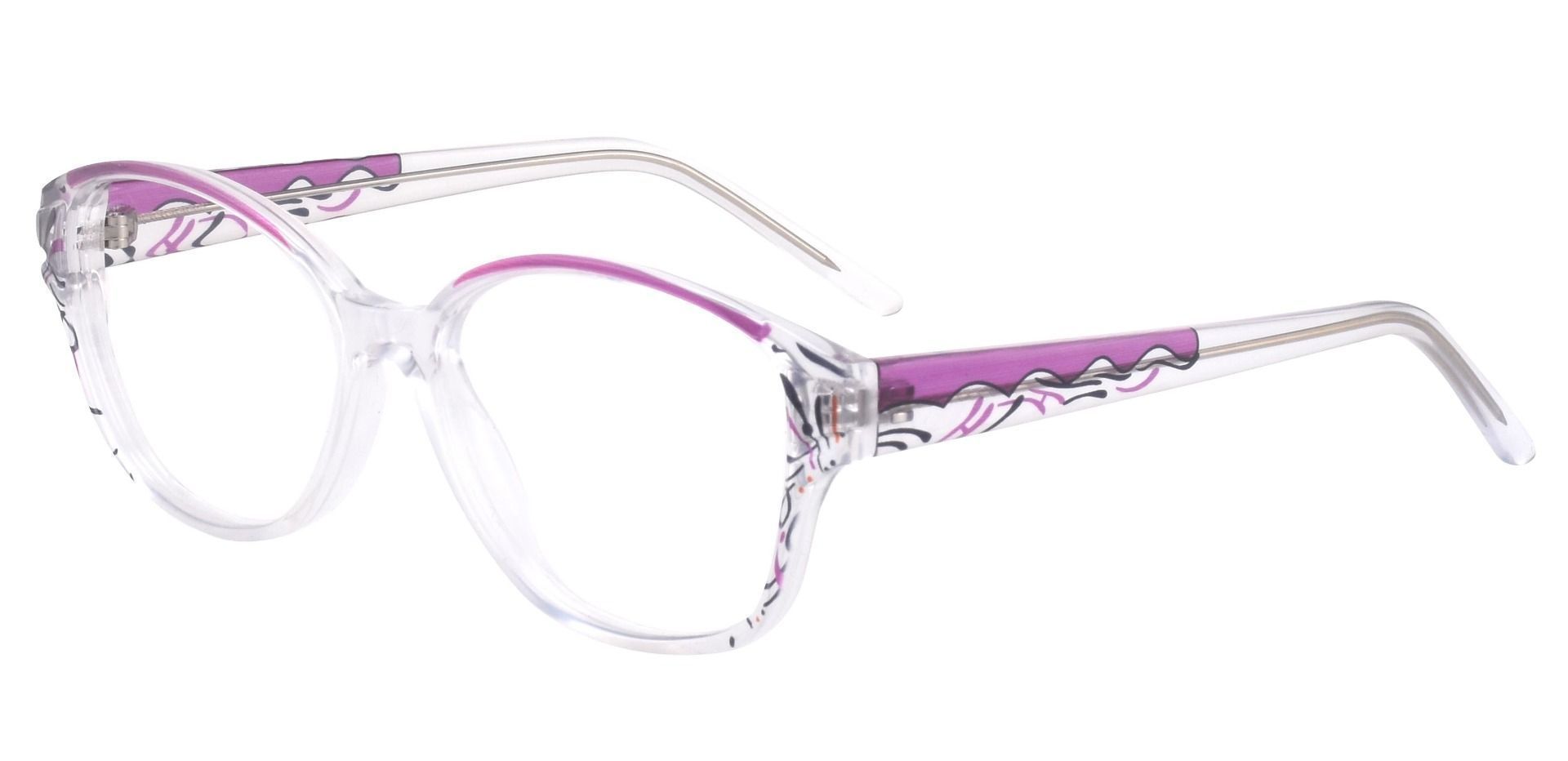 Price Oval Prescription Glasses - Purple
