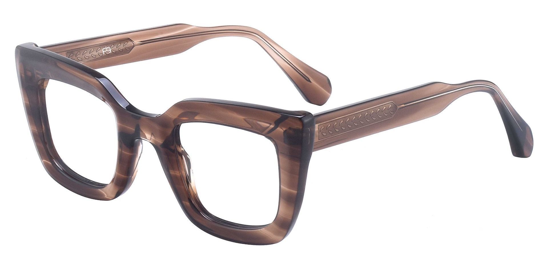 Bonham Cat Eye Prescription Glasses - Brown | Women's Eyeglasses ...