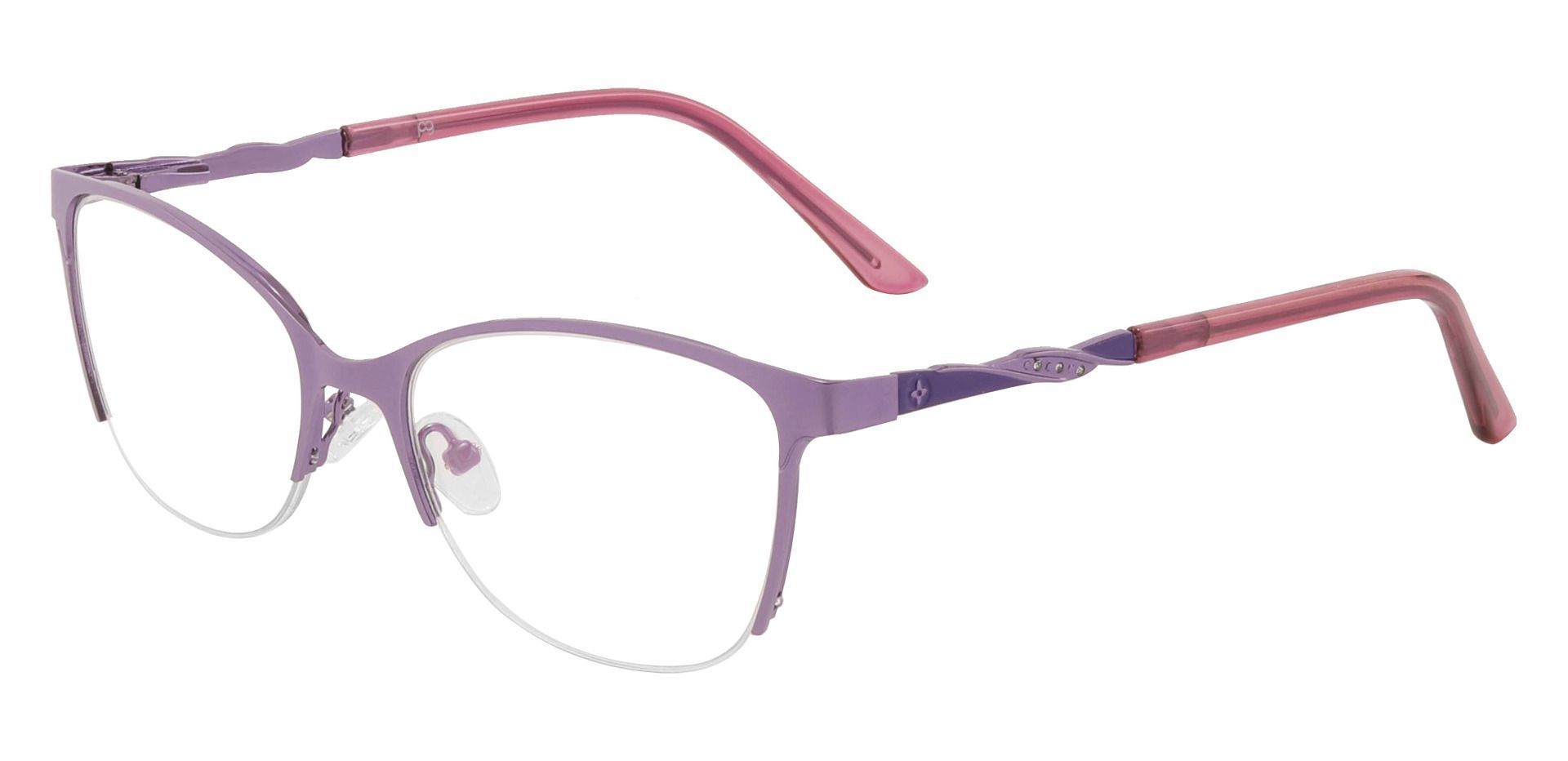 Topeka Cat Eye Progressive Glasses - Purple