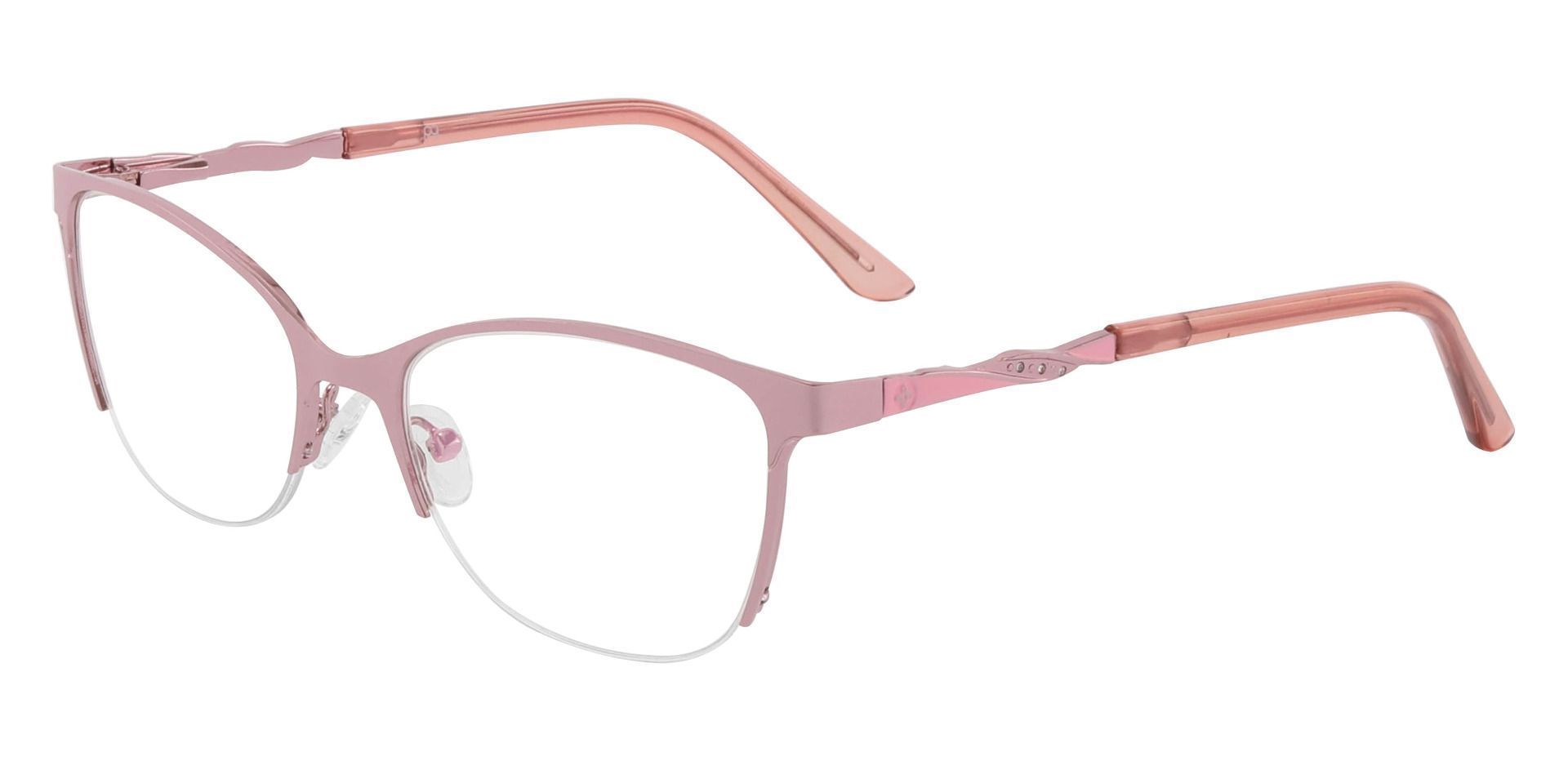 Topeka Cat Eye Prescription Glasses - Pink