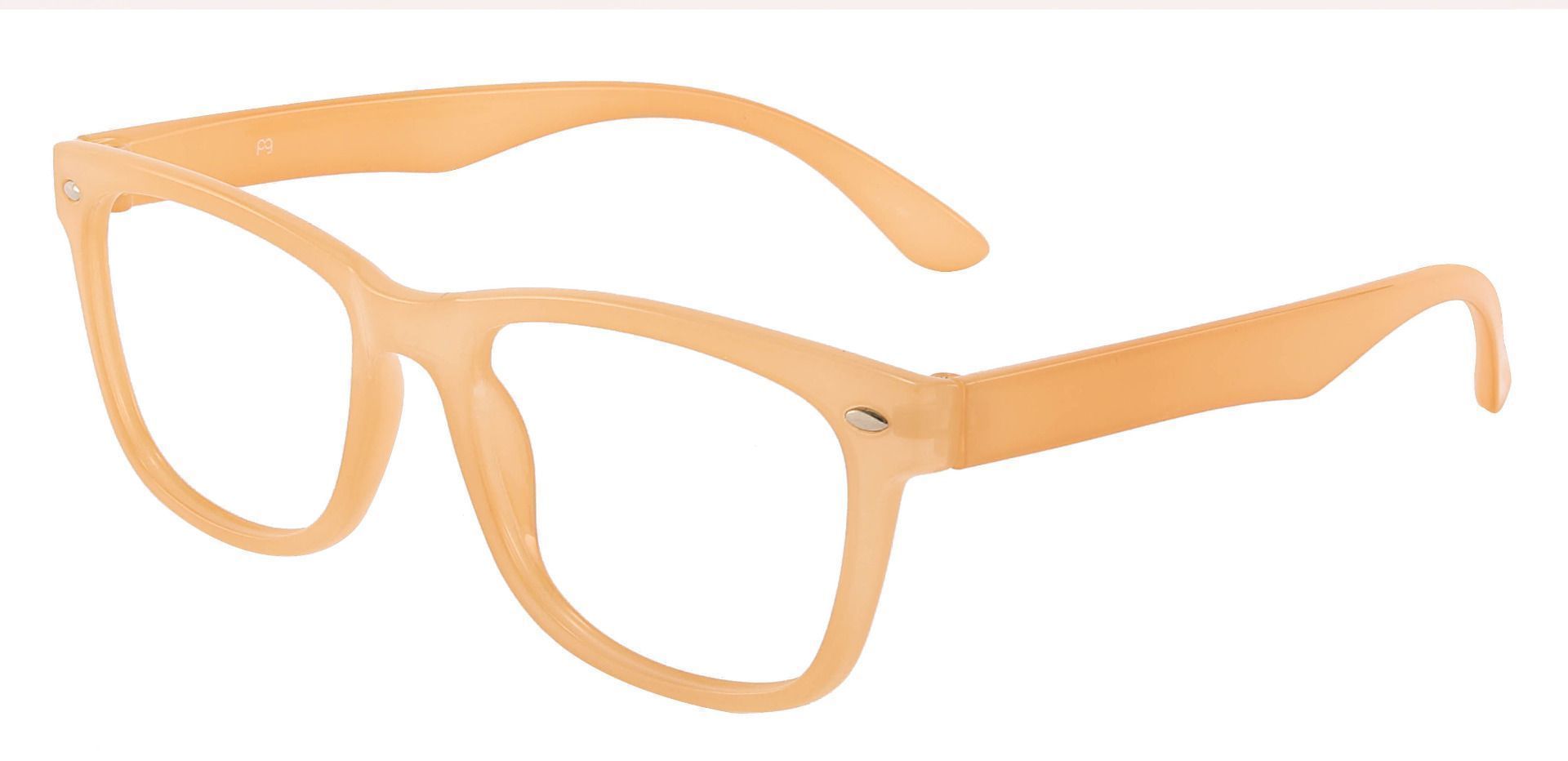 Oscar Rectangle Eyeglasses Frame - Brown