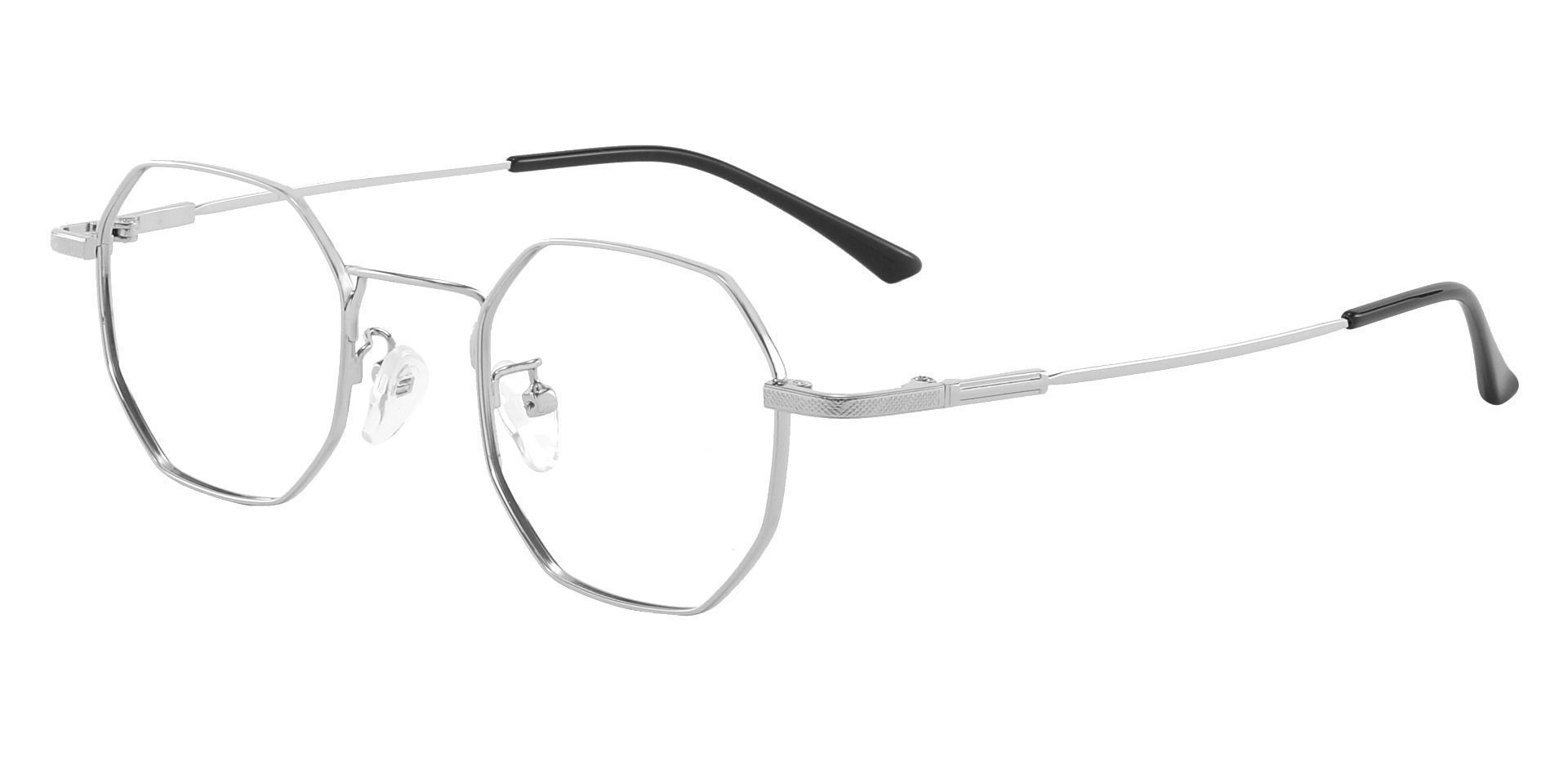 Belgrade Geometric Eyeglasses Frame Silver Men S Eyeglasses Payne Glasses
