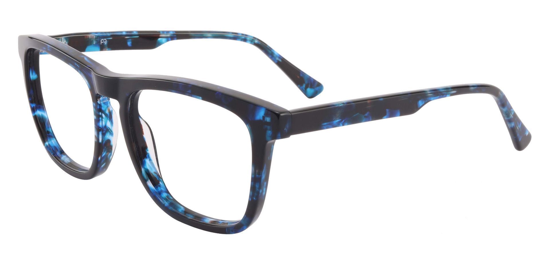 Reno Square Prescription Glasses - Blue