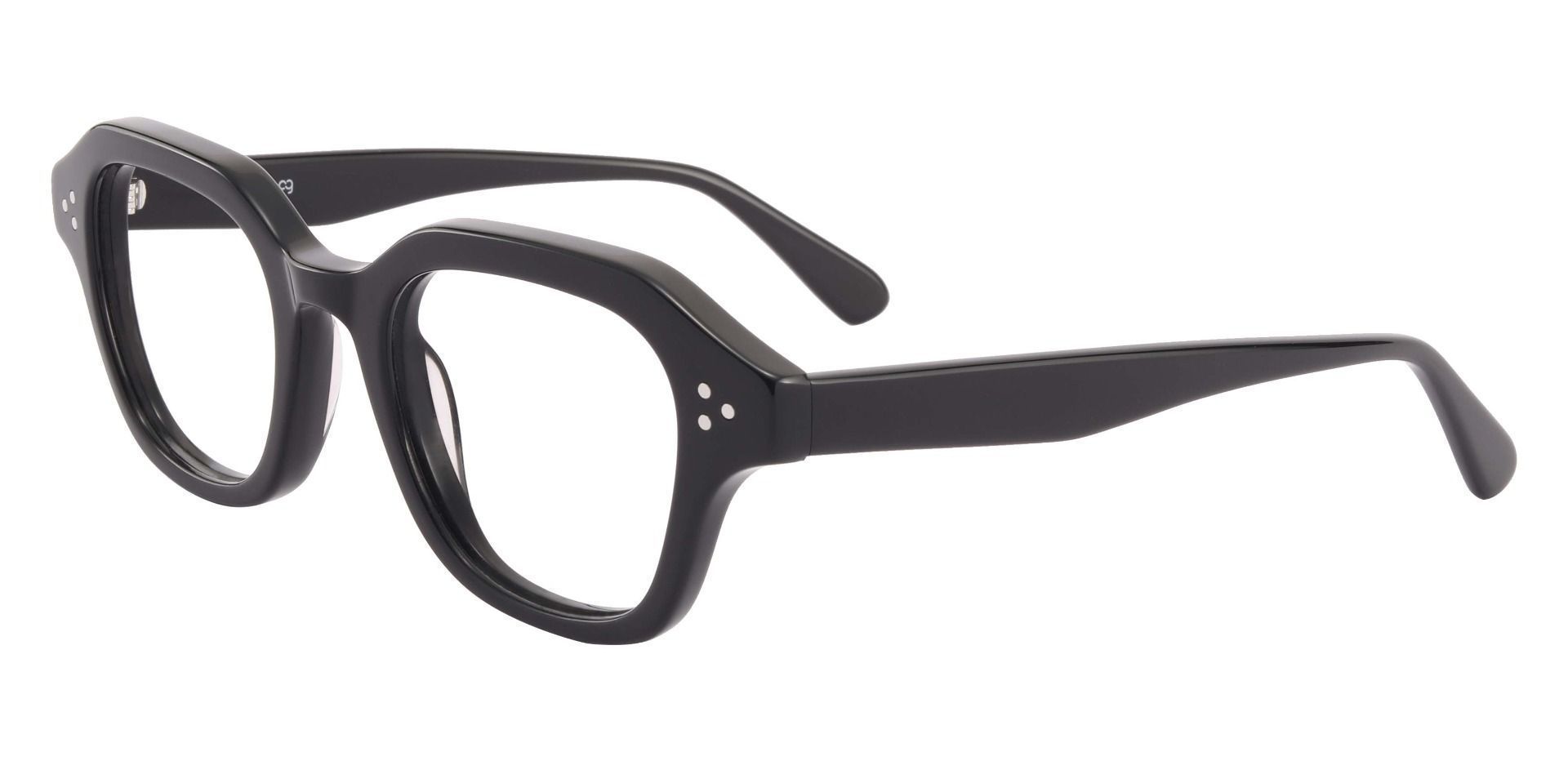 Bowman Square Progressive Glasses - Black