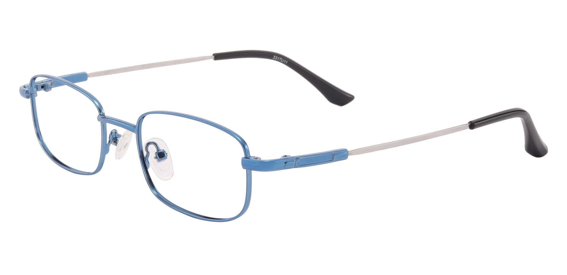 Verden Rectangle Single Vision Glasses - Blue