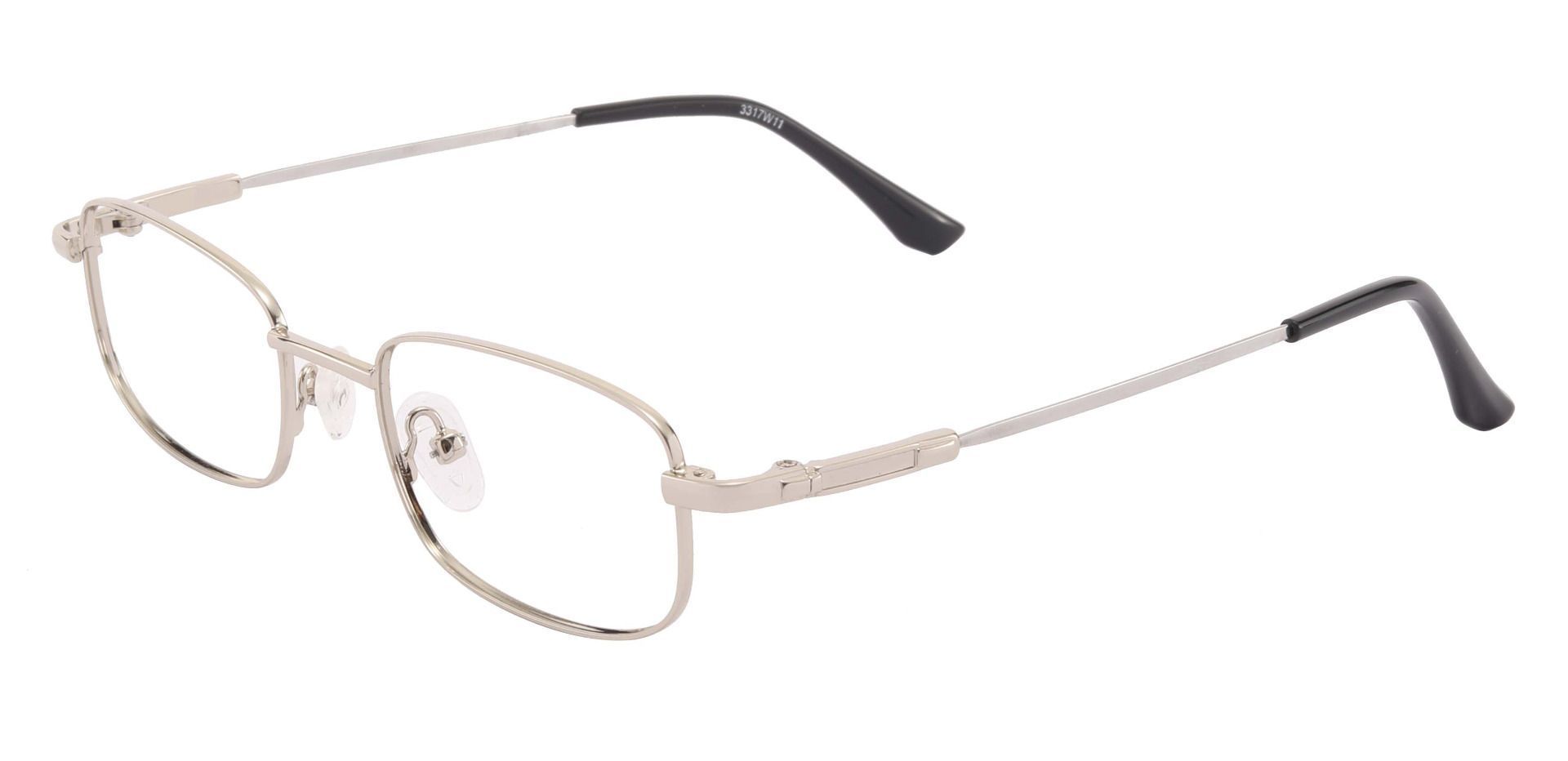 Verden Rectangle Non-Rx Glasses - Silver
