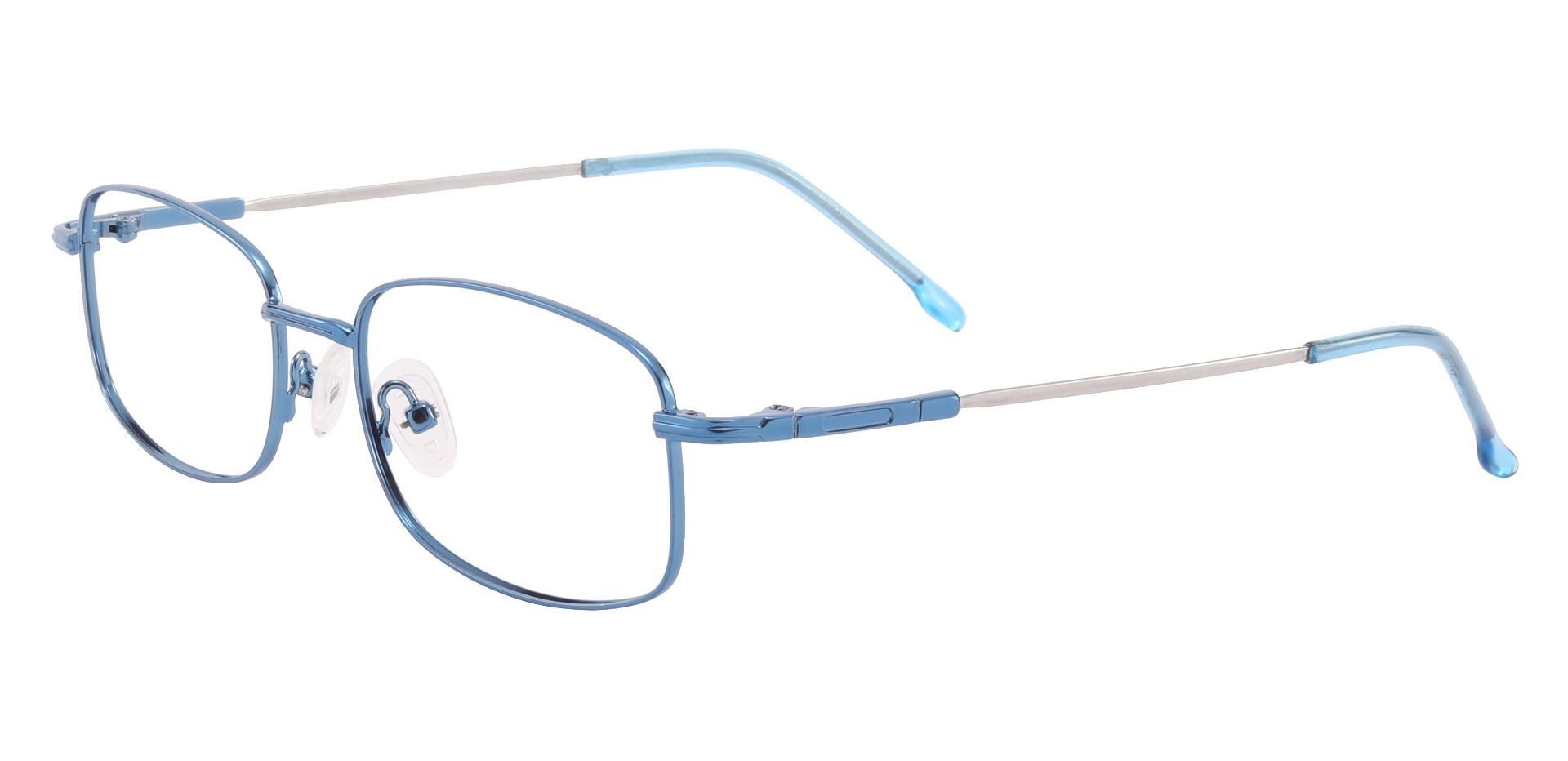 Tupelo Rectangle Eyeglasses Frame - Blue