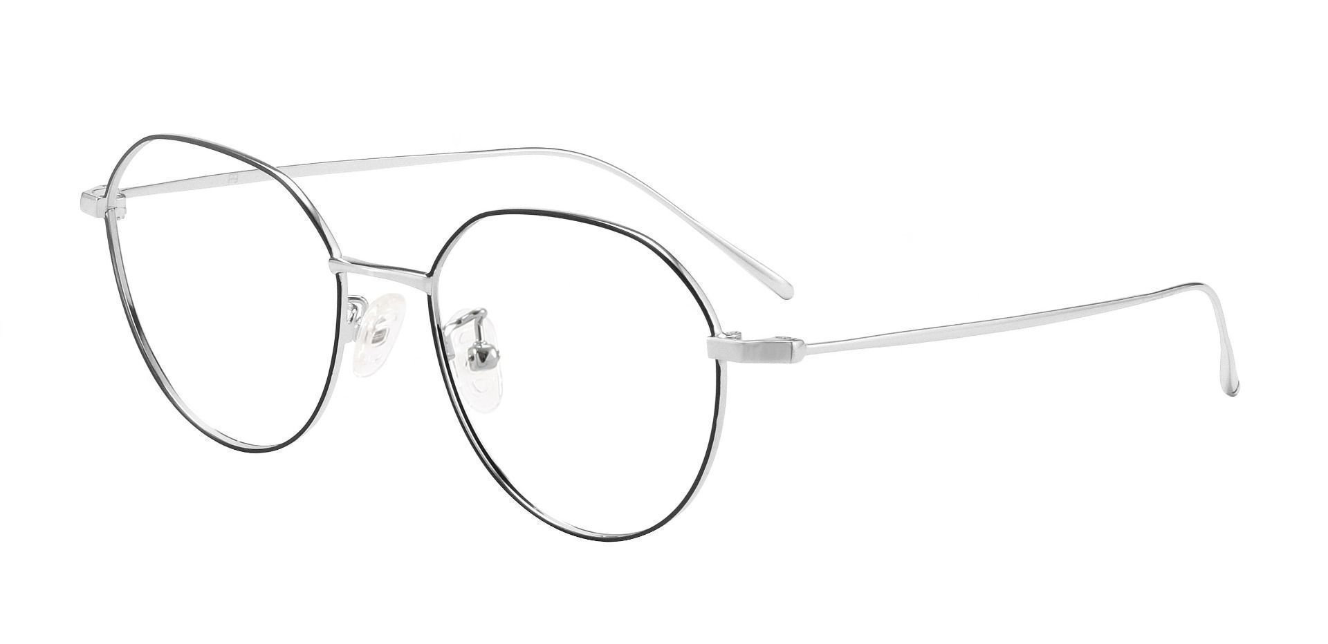 Celsius Geometric Prescription Glasses - Silver