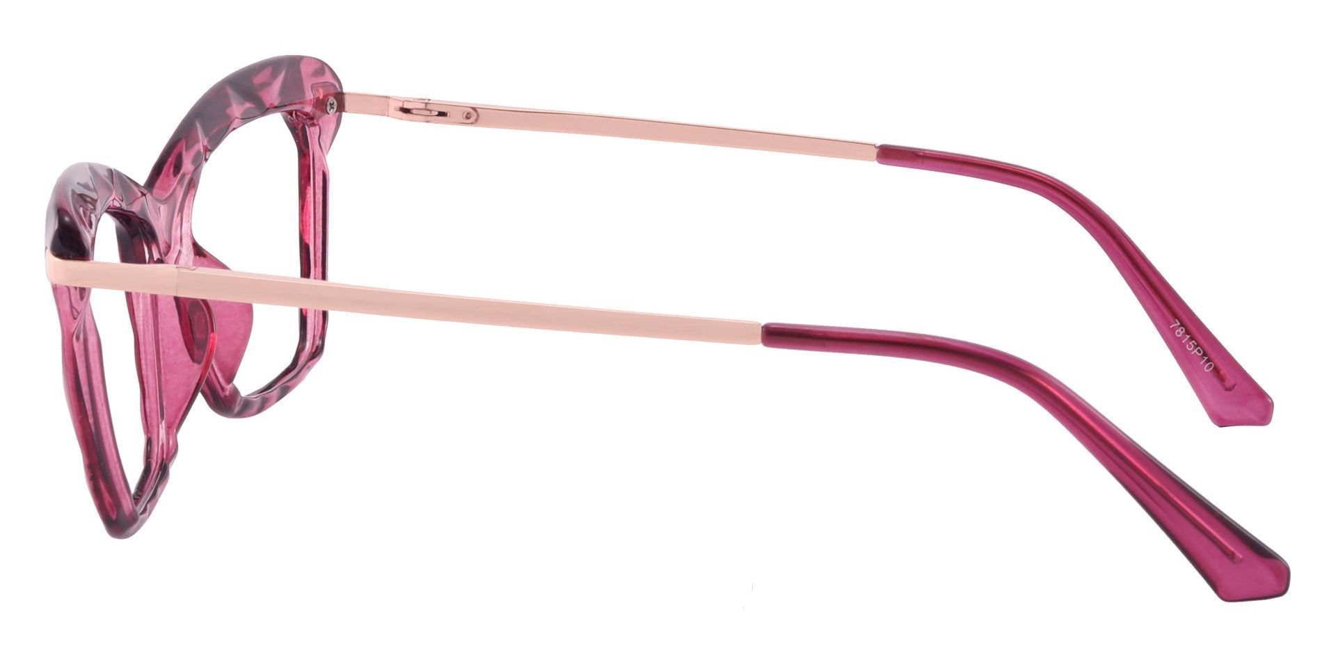 Rochelle Cat Eye Lined Bifocal Glasses - Purple