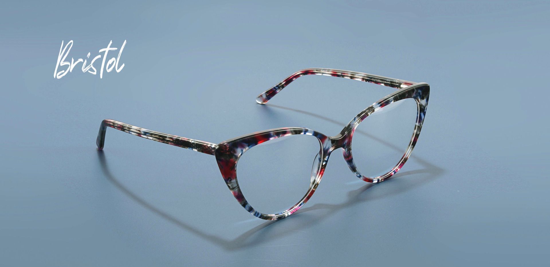 Bristol Cat Eye Progressive Glasses - Red