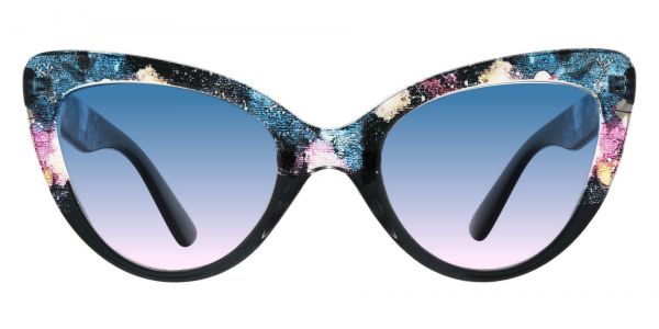 Melinda Cat Eye Prescription Glasses - Floral