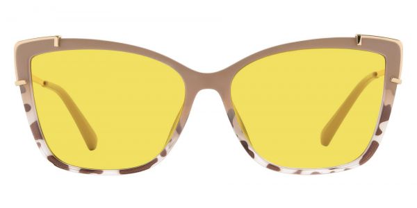 Hestia Cat Eye Prescription Glasses - Two-tone/Multi Color-1