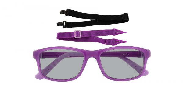 Dell Rectangle Prescription Glasses - Purple