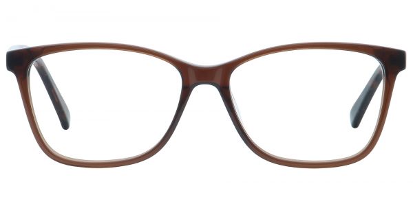 Casper Rectangle Prescription Glasses - Brown
